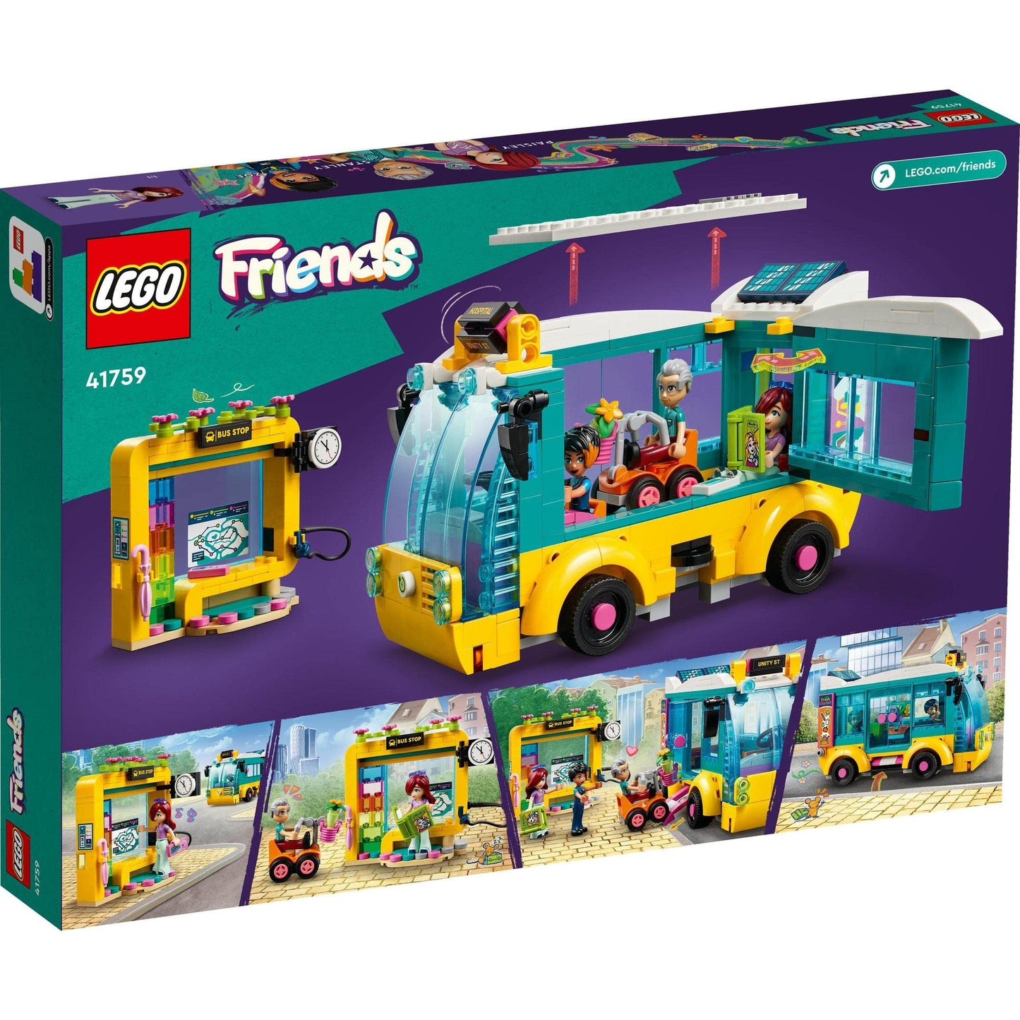 LEGO Friends Heartlake City Bus 41759 Building Amazon