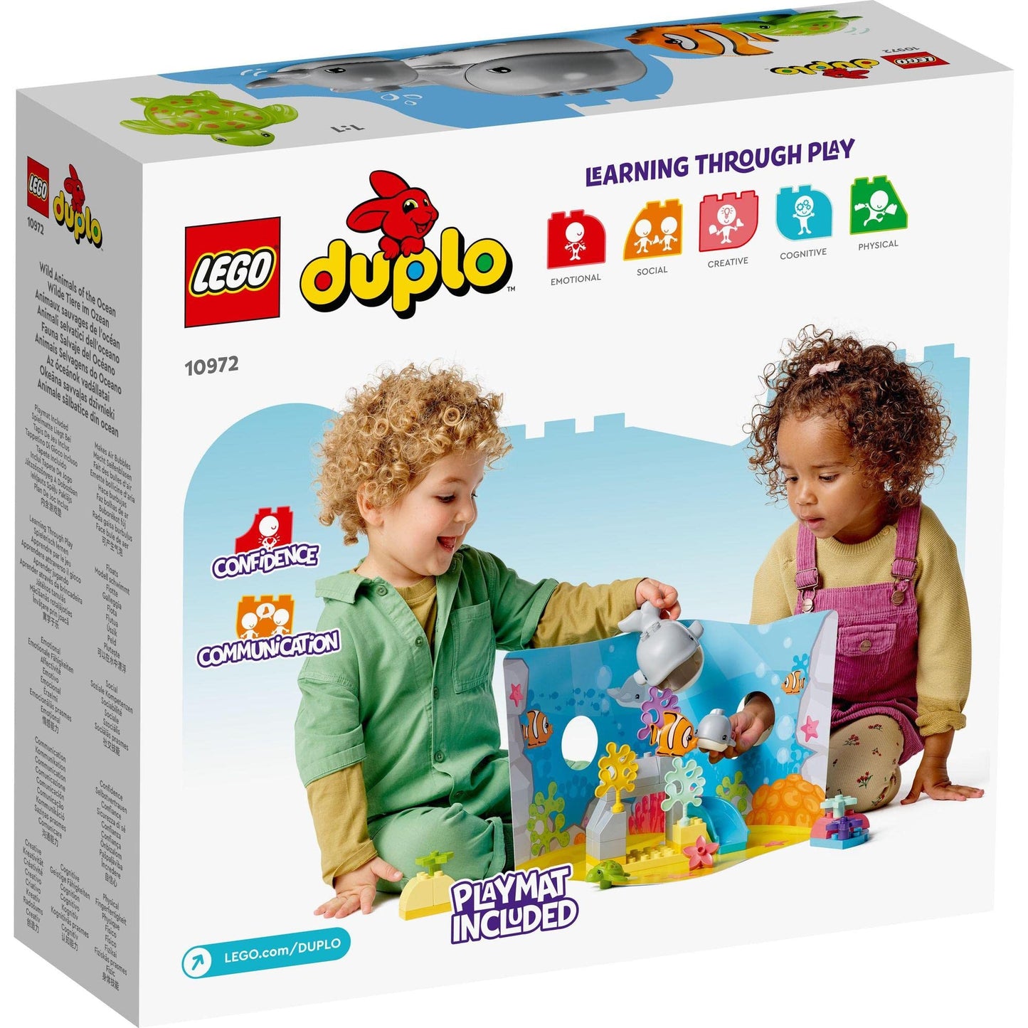 LEGO® DUPLO® Town Wild Animals of The Ocean 10972 Building Toy Amazon