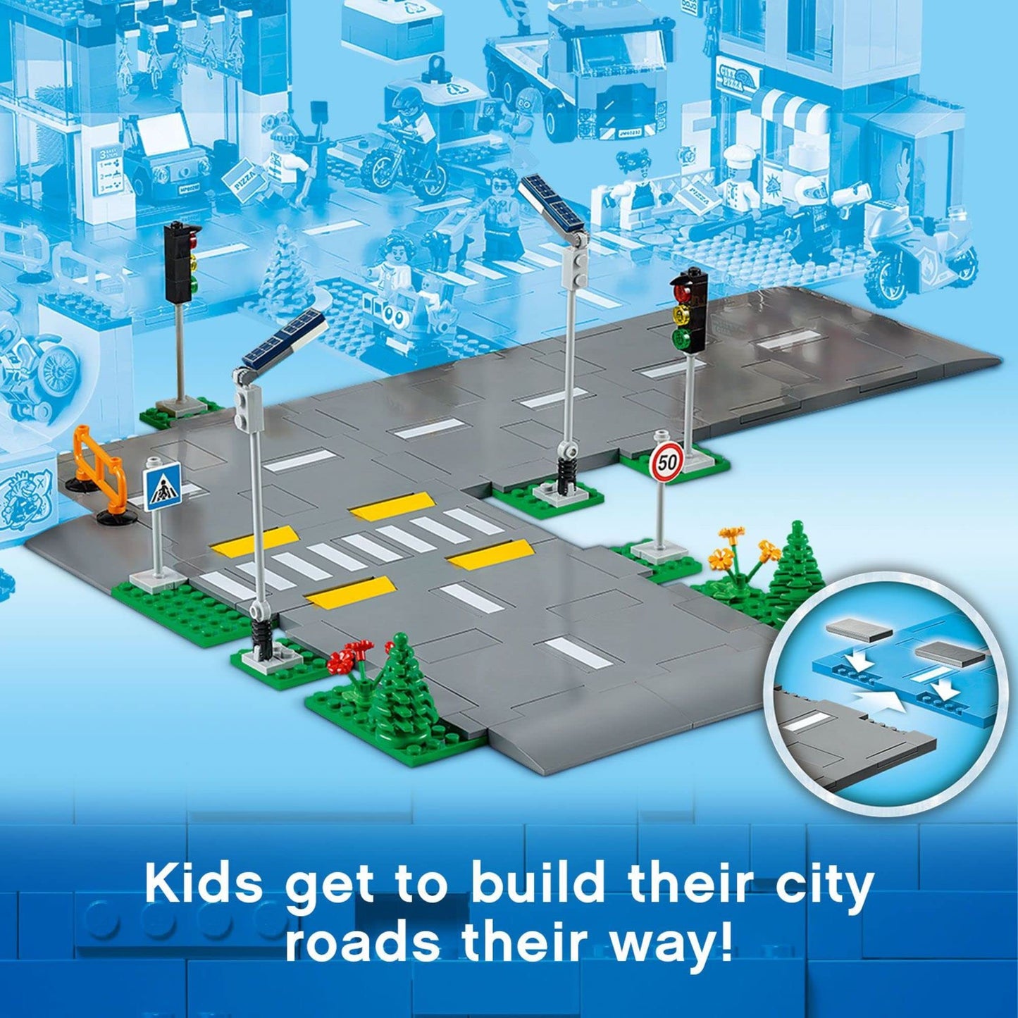 LEGO City Road Plates 60304 Building Kit