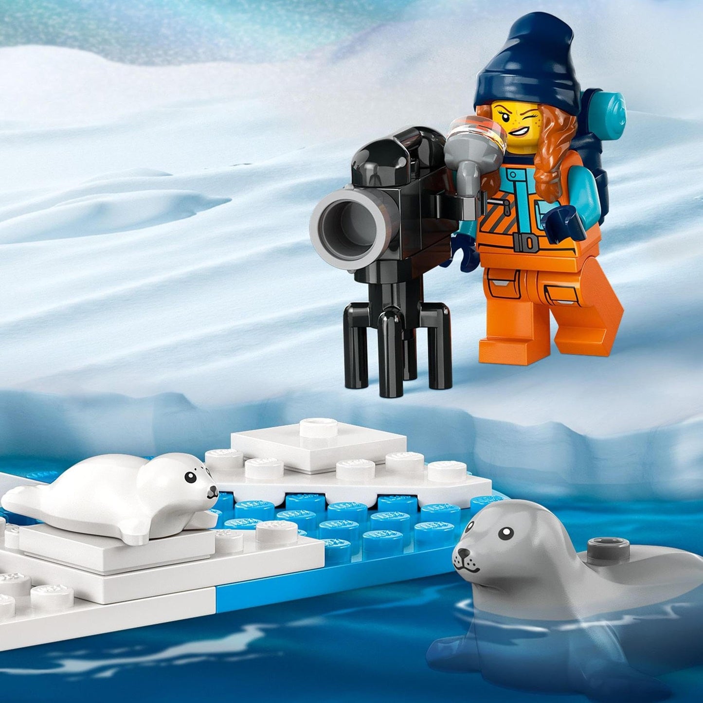 LEGO® City Arctic Explorer Snowmobile 60376 Building Toy Amazon