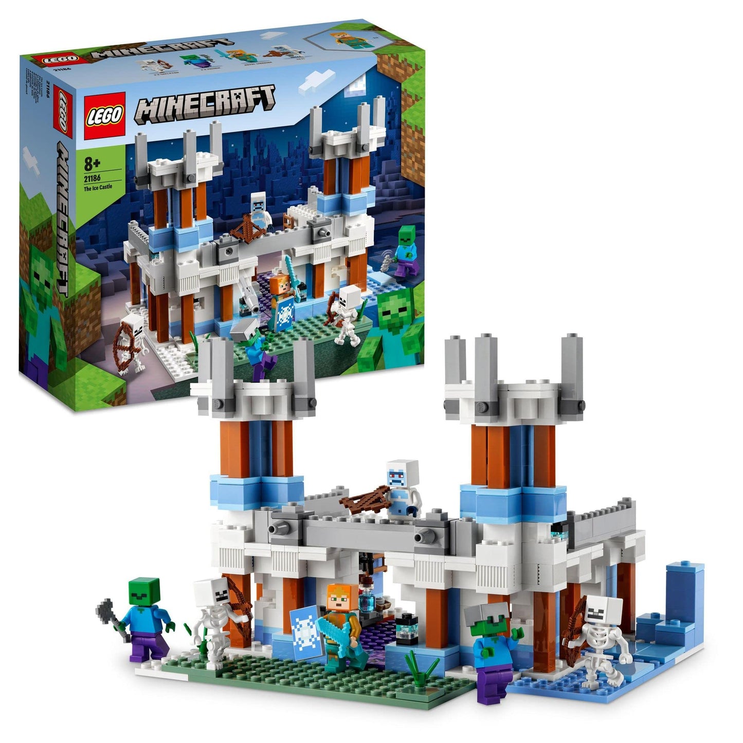 LEGO Minecraft The Ice Castle Building Ki 21186 Amazon
