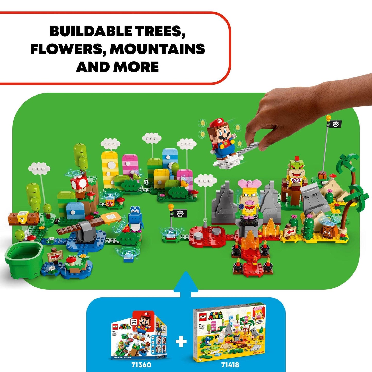LEGO Super Mario Creativity Toolbox Maker Set 71418 Collectible Building Toy Amazon