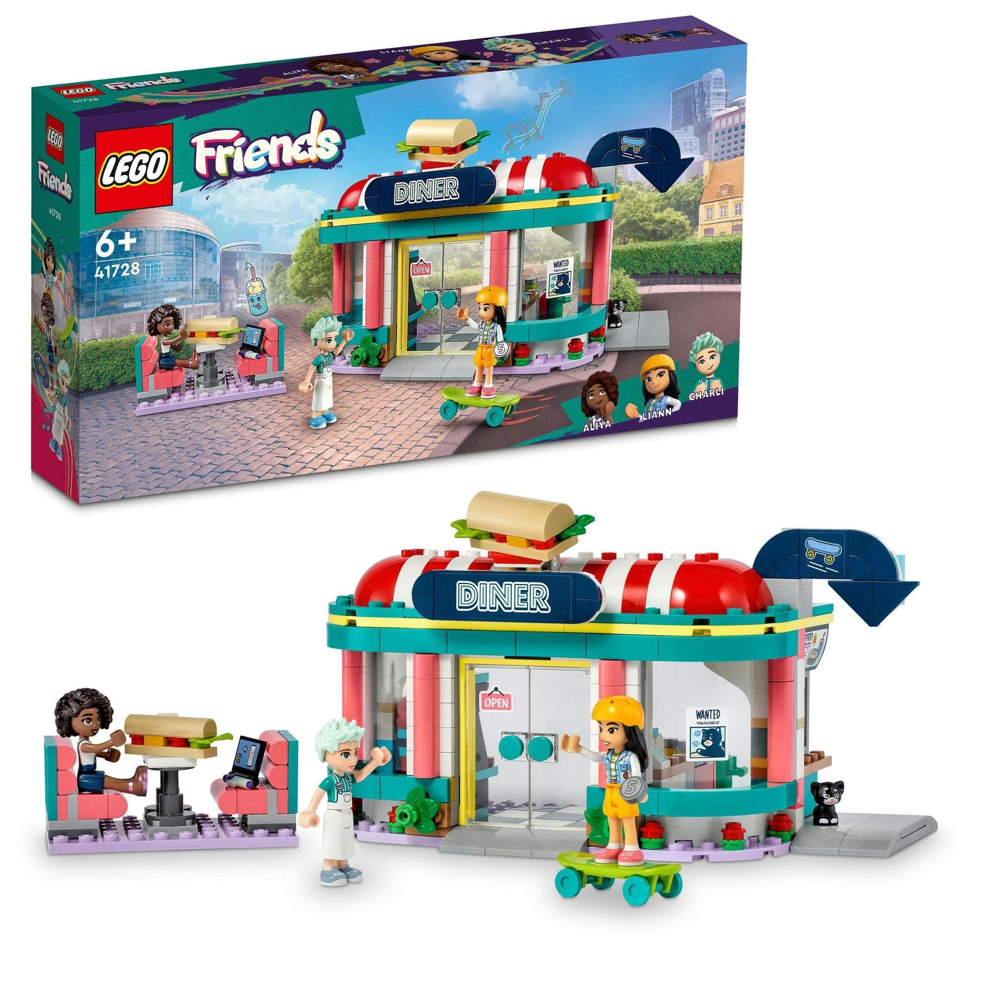 LEGO Friends Heartlake Downtown Diner 41728 Building Toy Amazon