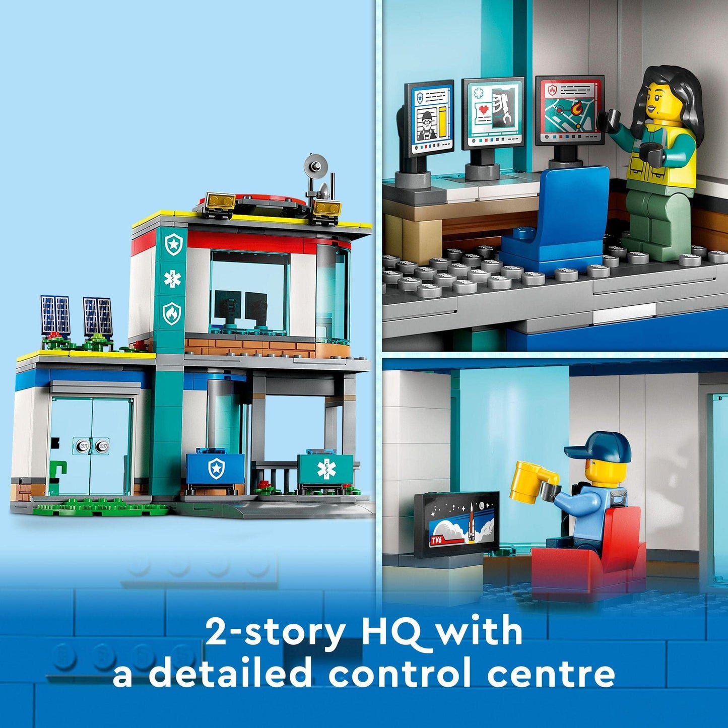 LEGO® City Emergency Vehicles HQ 60371 Building Toy Amazon