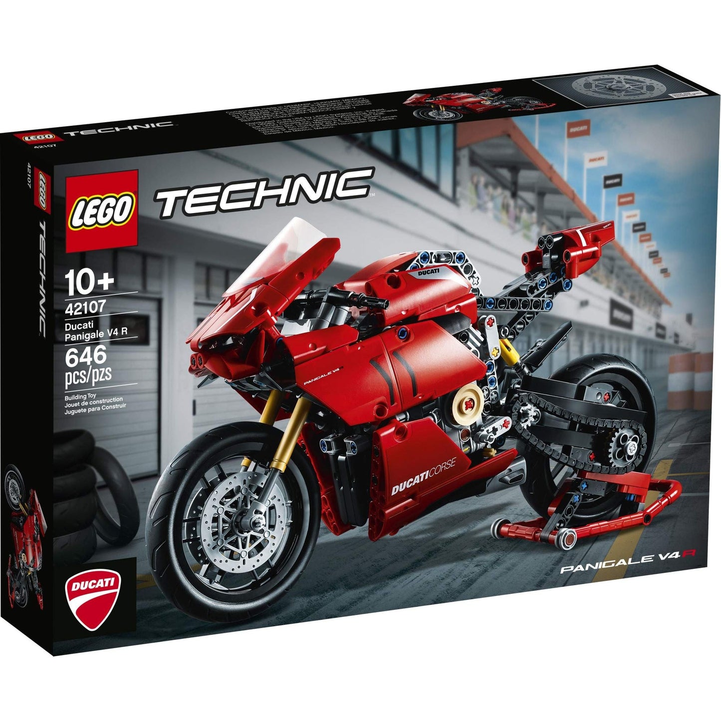 LEGO Technic Ducati Panigale V4 R 42107 Motorcycle Brick Island
