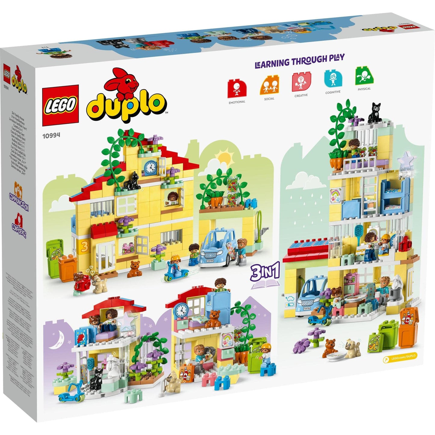 LEGO® DUPLO® Town 3in1 Family House 10994 Building Toy
