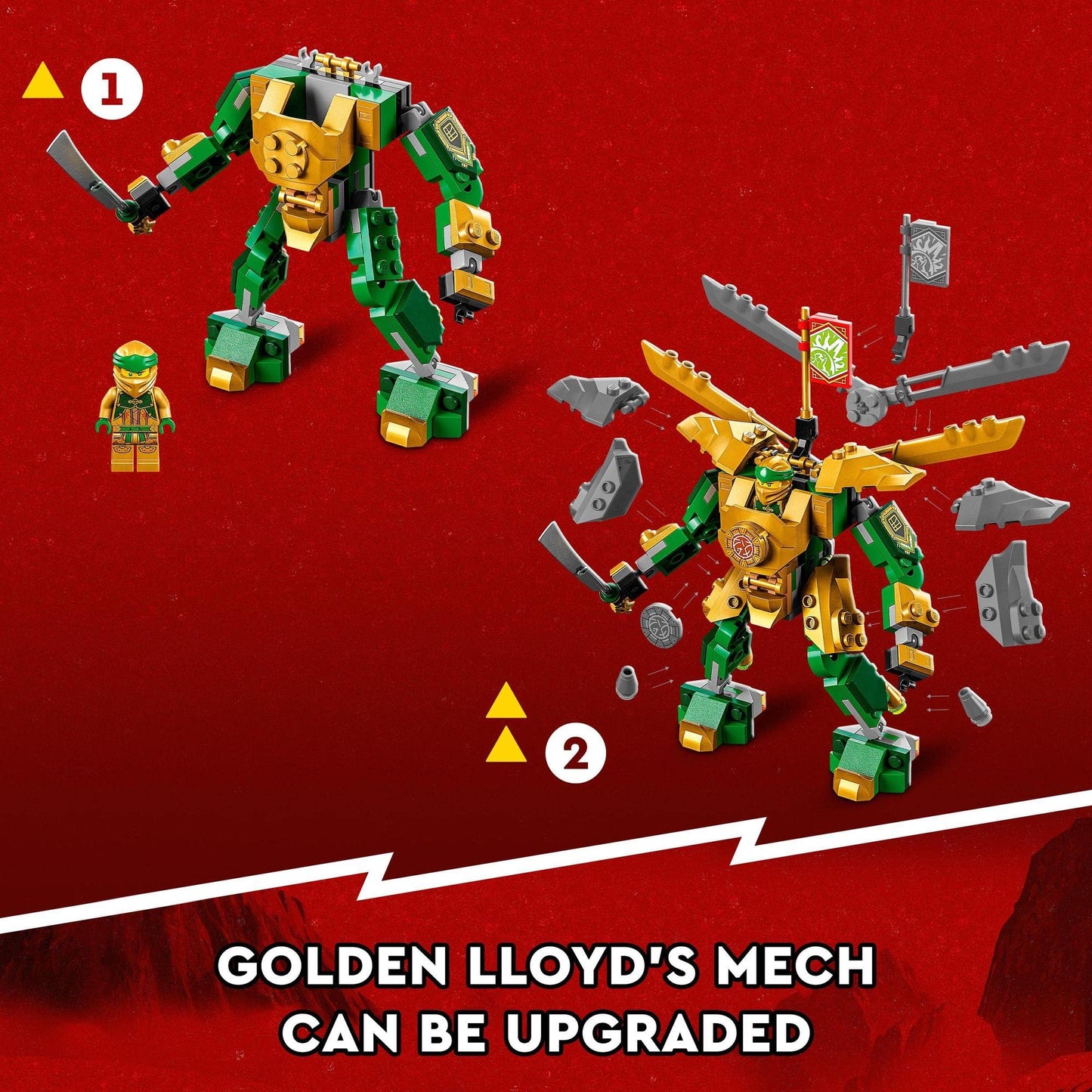 LEGO® NINJAGO® Lloyd’s Mech Battle EVO 71781 Building Toy Amazon