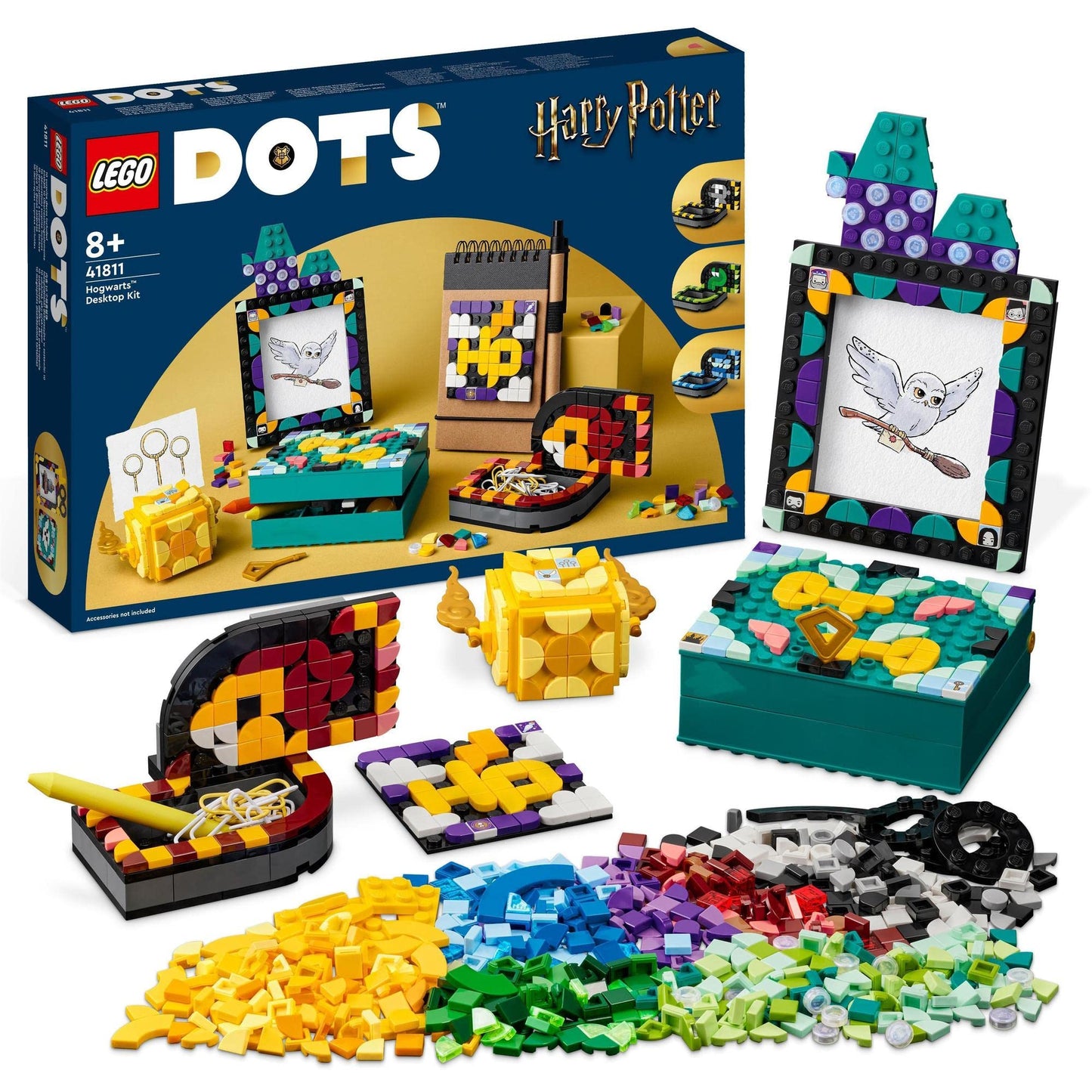 LEGO® DOTS Hogwarts™ Desktop Kit 41811 DIY Craft Decoration Kit