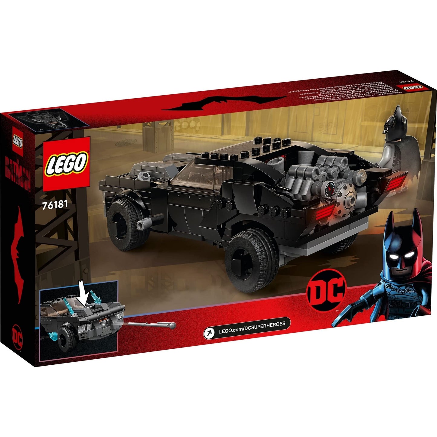 LEGO Super Heroes DC Batman Batmobile: The Penguin Chase 76181 Car Amazon