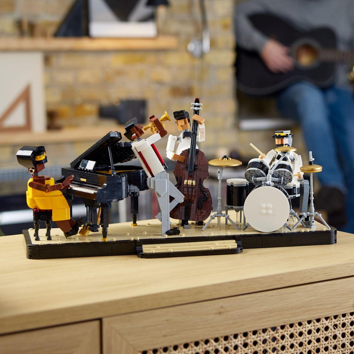 LEGO Ideas Jazz Quartet Building Kit; Build-and-Display Model for Adults Amazon