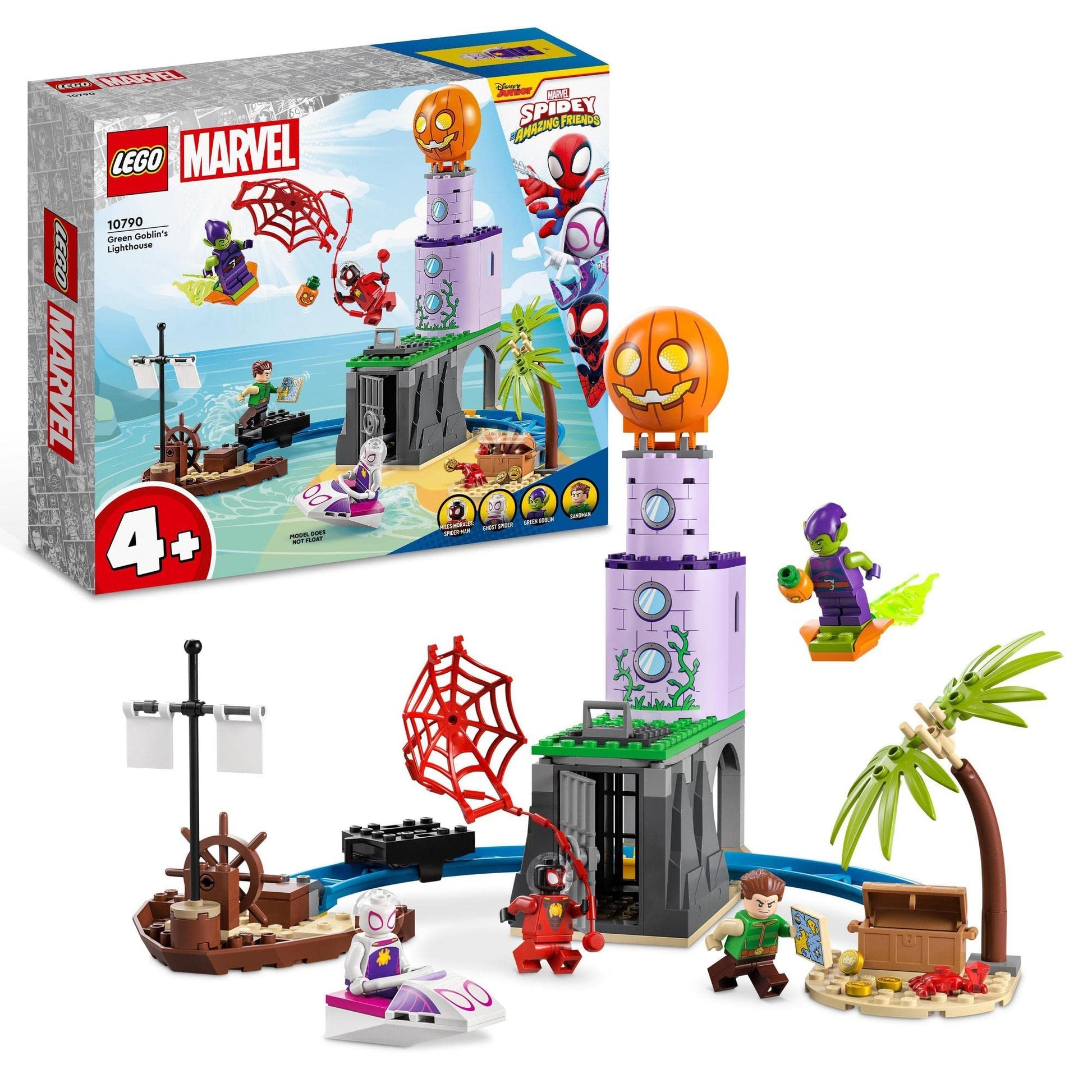 LEGO® Super Heroes Marvel Team Spidey at Green Goblin's Lighthouse 10790 Building Toy Amazon