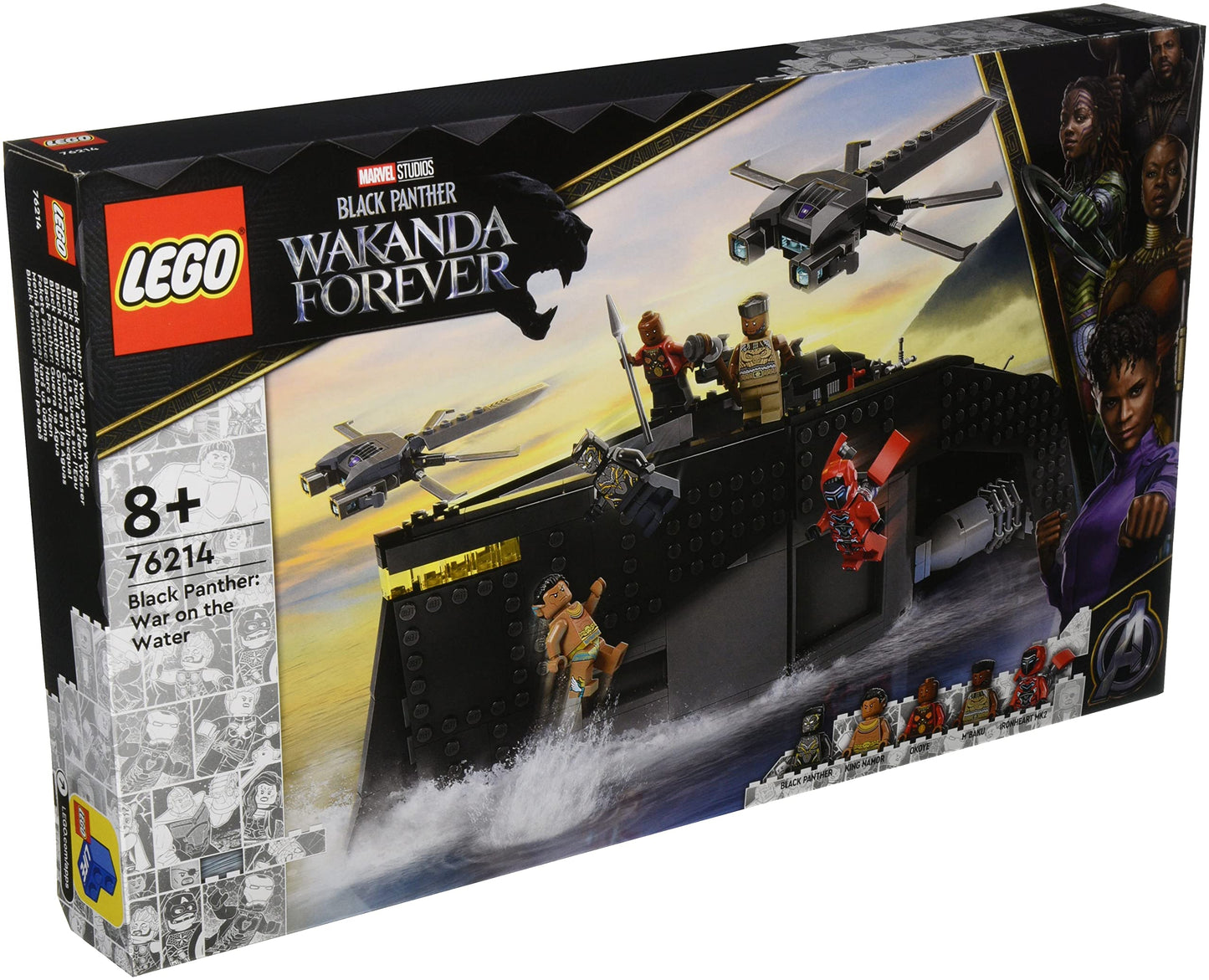 LEGO Marvel Black Panther: War on The Water Building Toy Set 76214