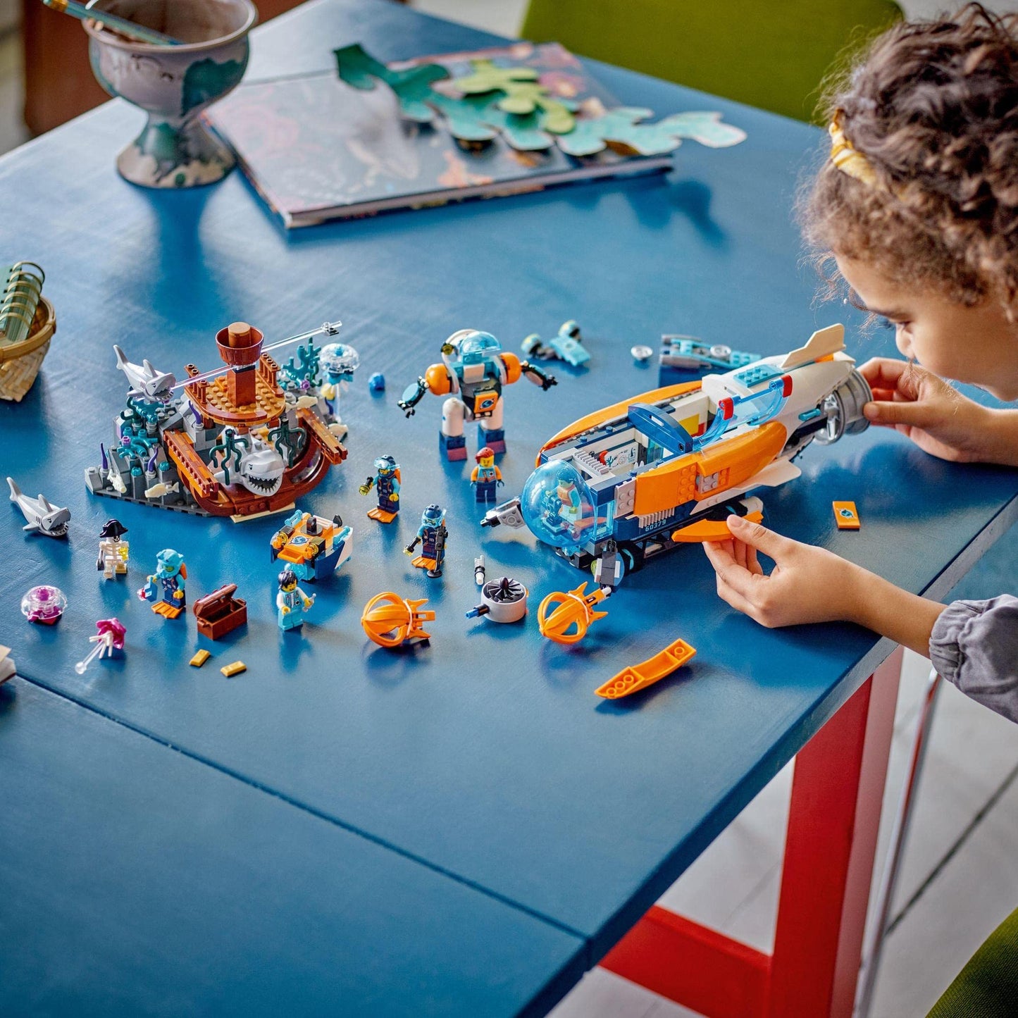 LEGO® City Deep-Sea Explorer Submarine 60379 Building Toy Amazon
