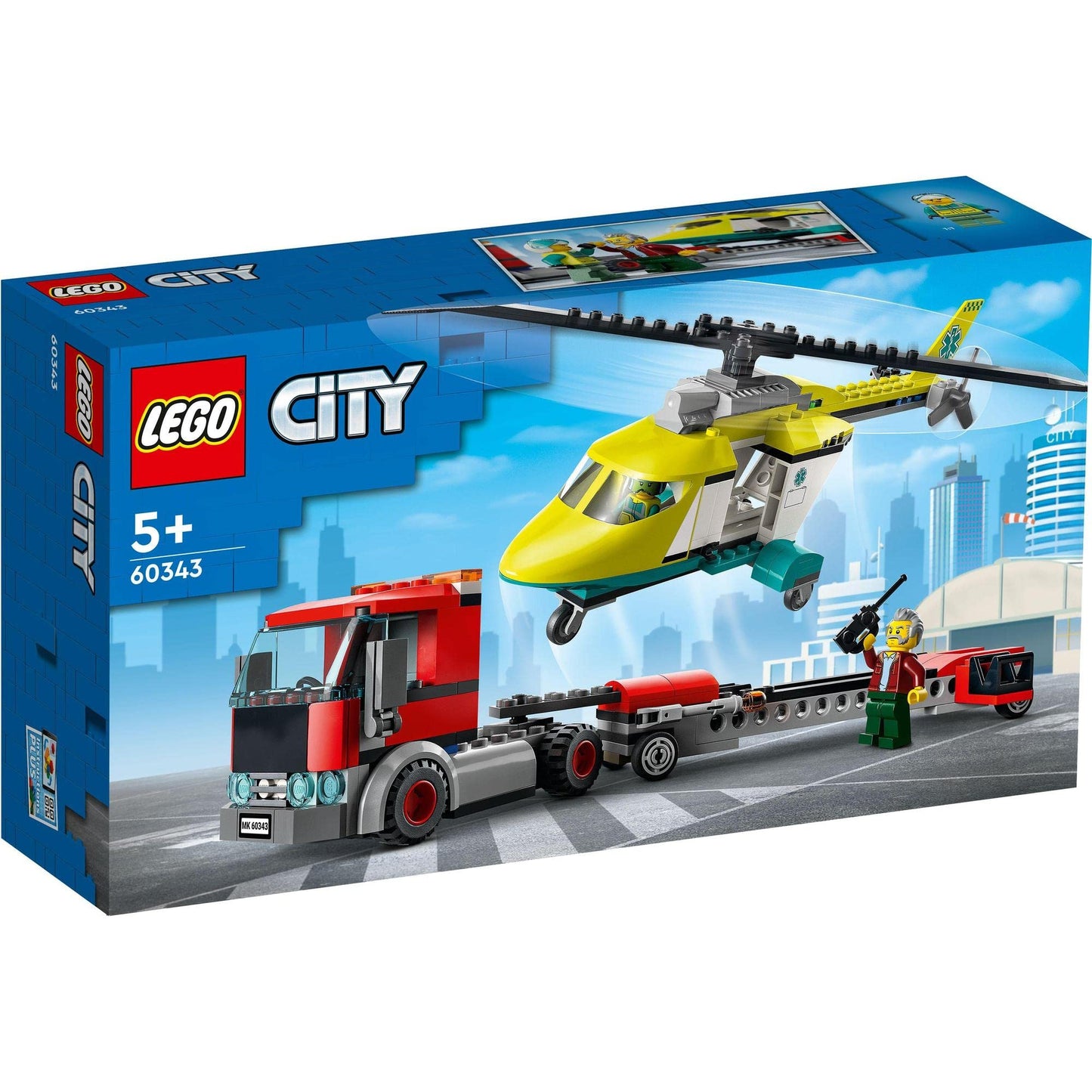 LEGO City Rescue Helicopter Transport 60343