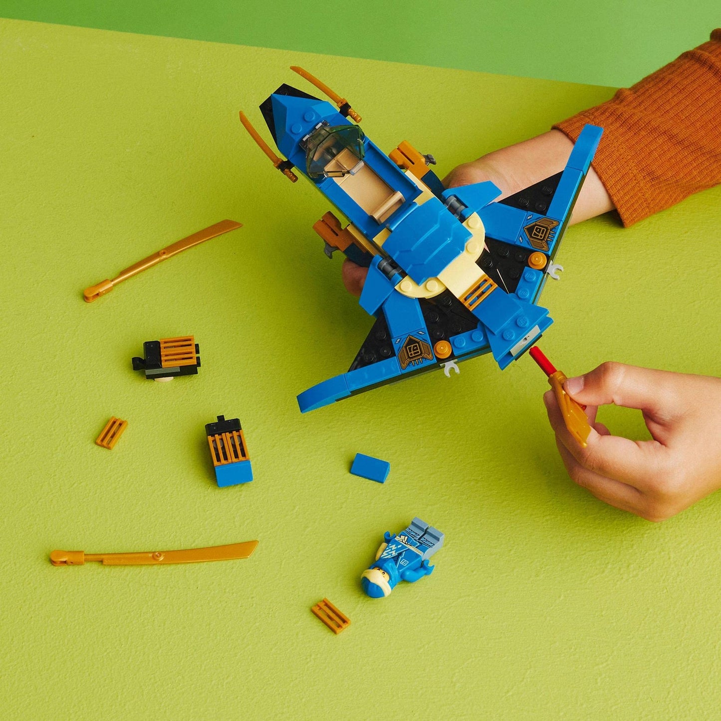 LEGO NINJAGO Jay’s Lightning Jet EVO 71784 Building Toy Amazon