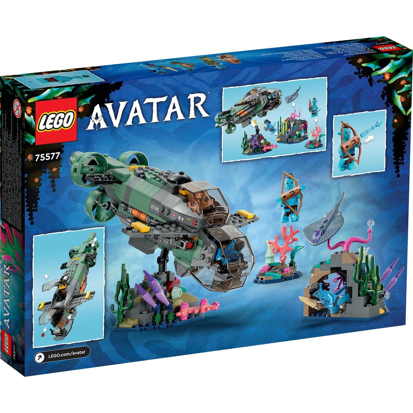LEGO® Avatar Mako Submarine 75577 Building Toy Set