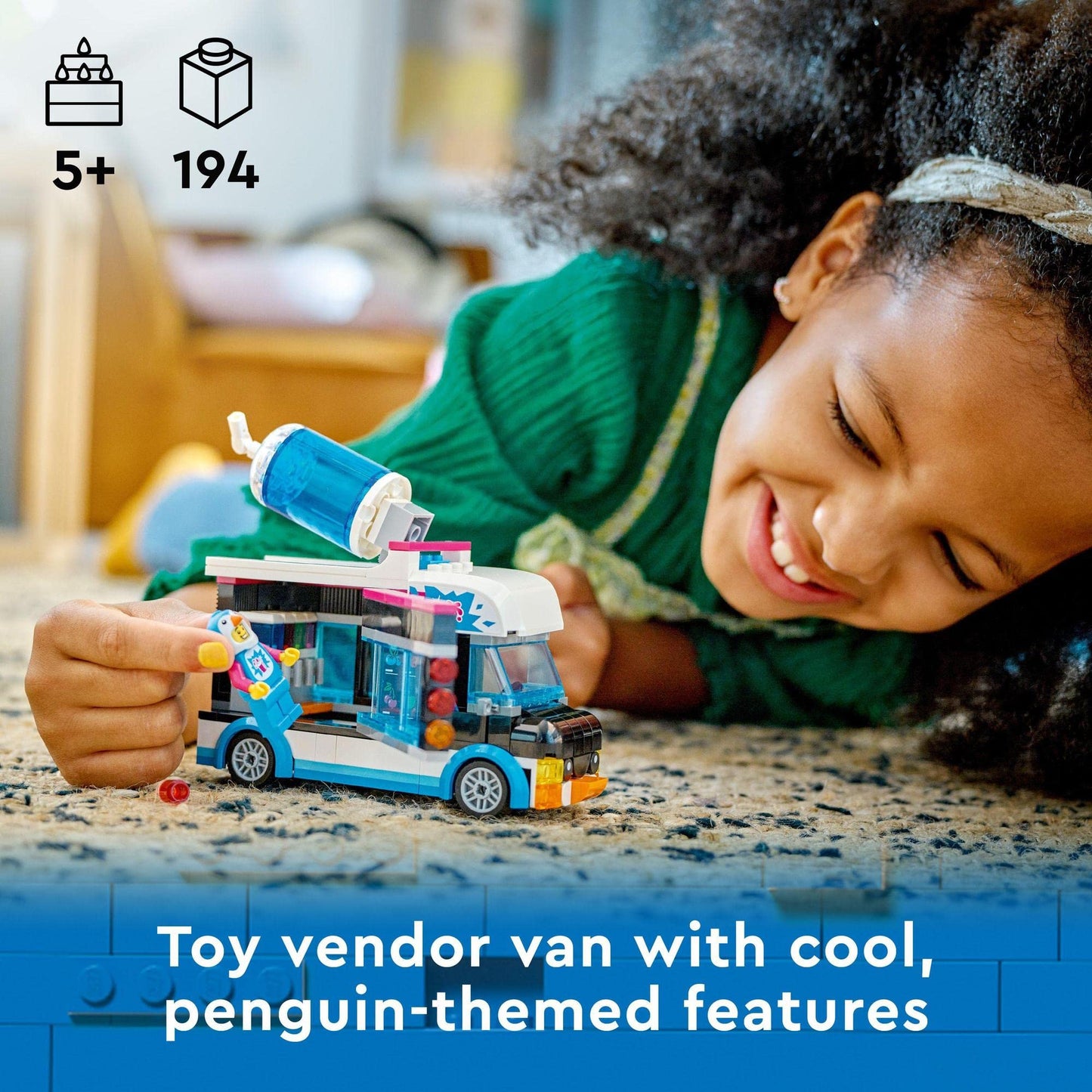 LEGO City Penguin Slushy Van 60384 Amazon