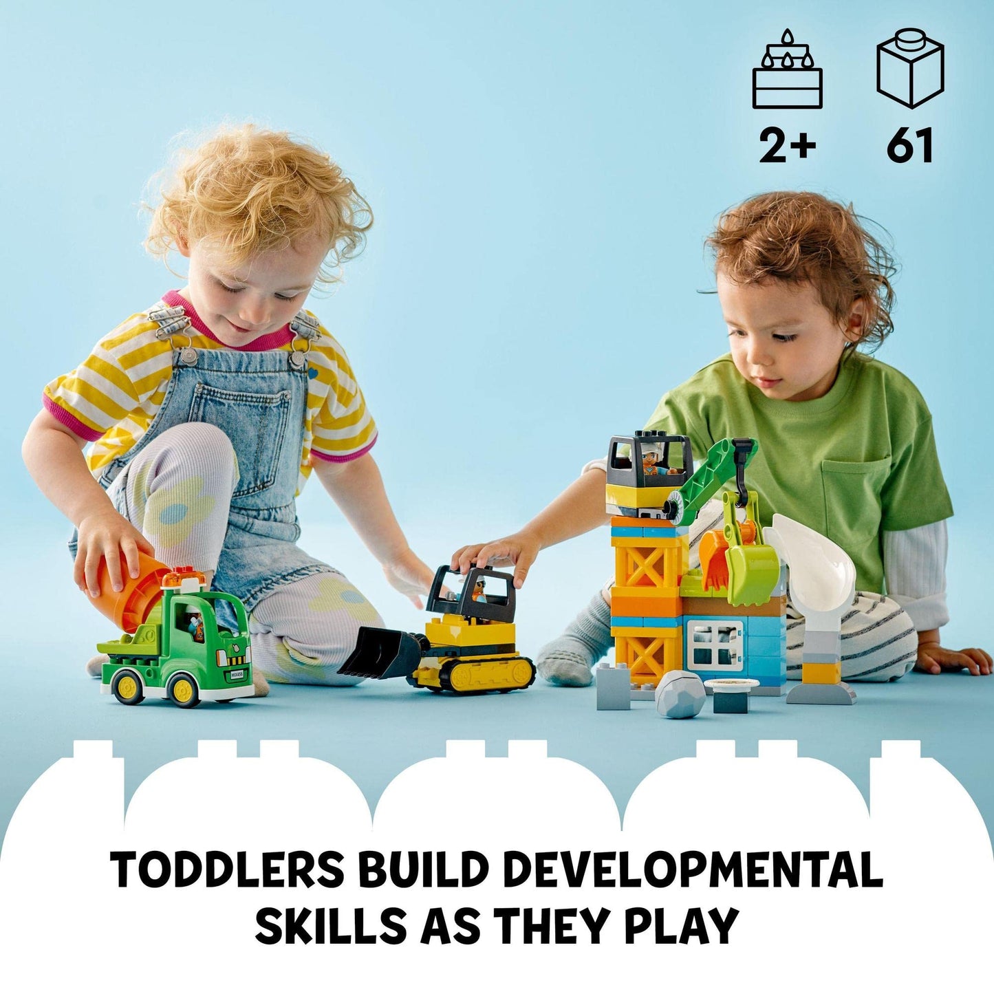 LEGO DUPLO Town Construction Site 10990 Comes with a Bulldozer Amazon