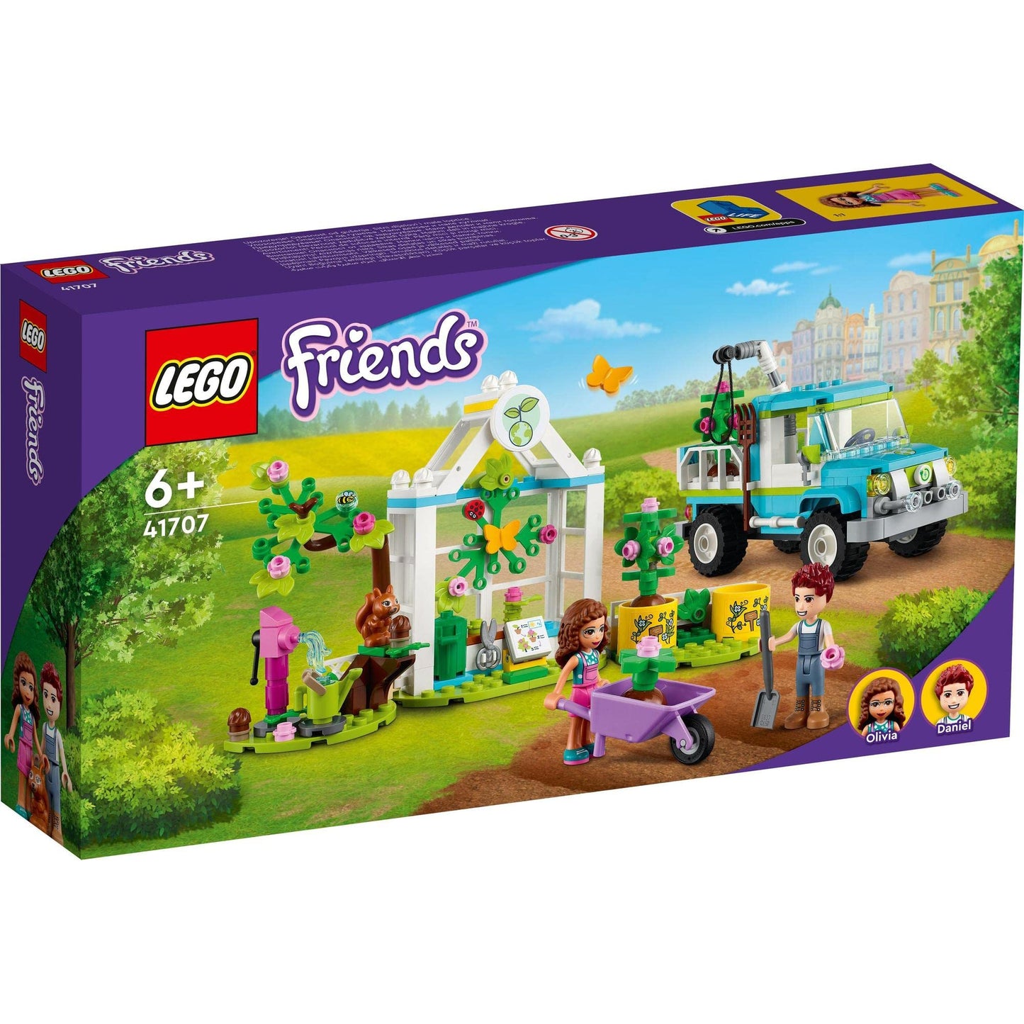 LEGO Friends Tree-Planting Vehicle 41707 Kids Building and Construction Toy, Building Toy, Role Play Toy