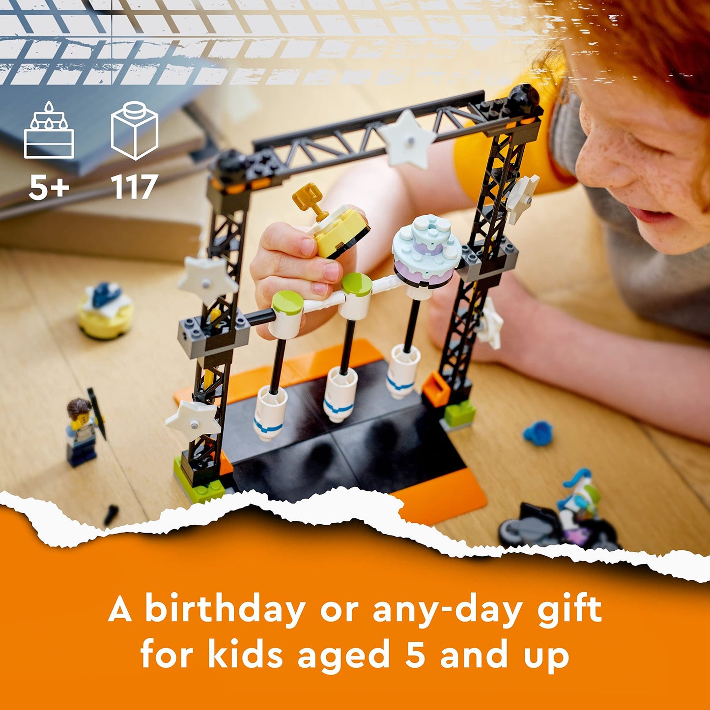 LEGO City Stuntz The Knockdown Stunt Challenge Playset Amazon
