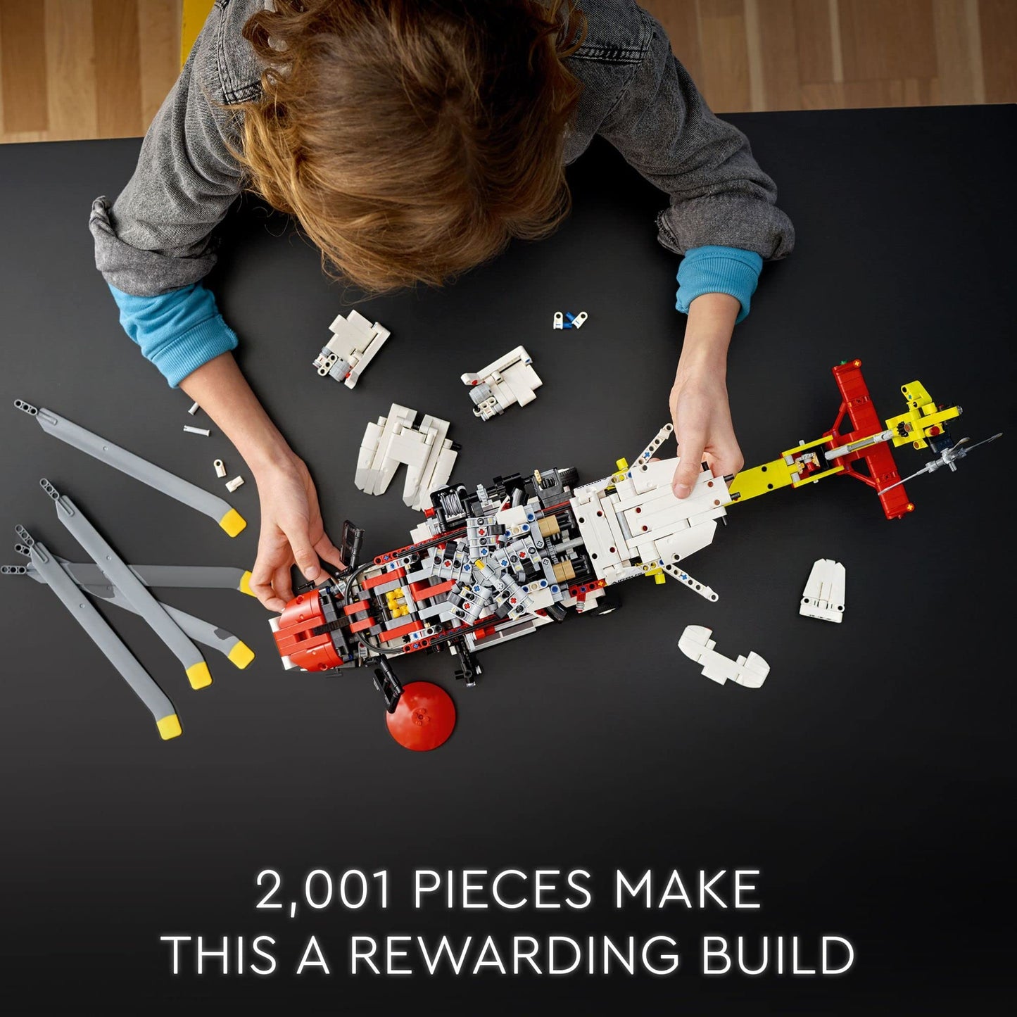 LEGO Technic Airbus H175 Rescue Helicopter 42145 Amazon