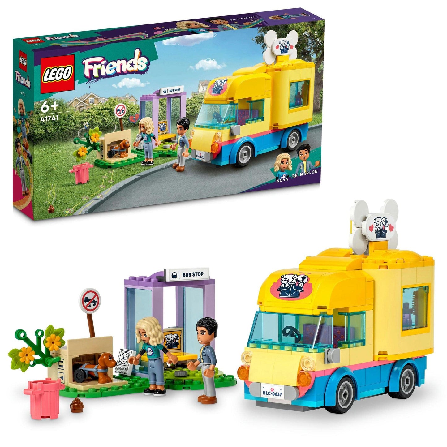 LEGO Friends Dog Rescue Van 41741 Amazon