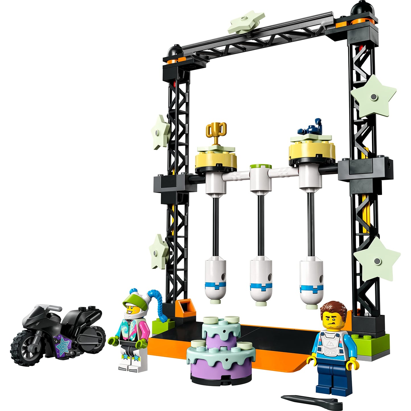 LEGO City Stuntz The Knockdown Stunt Challenge Playset Amazon