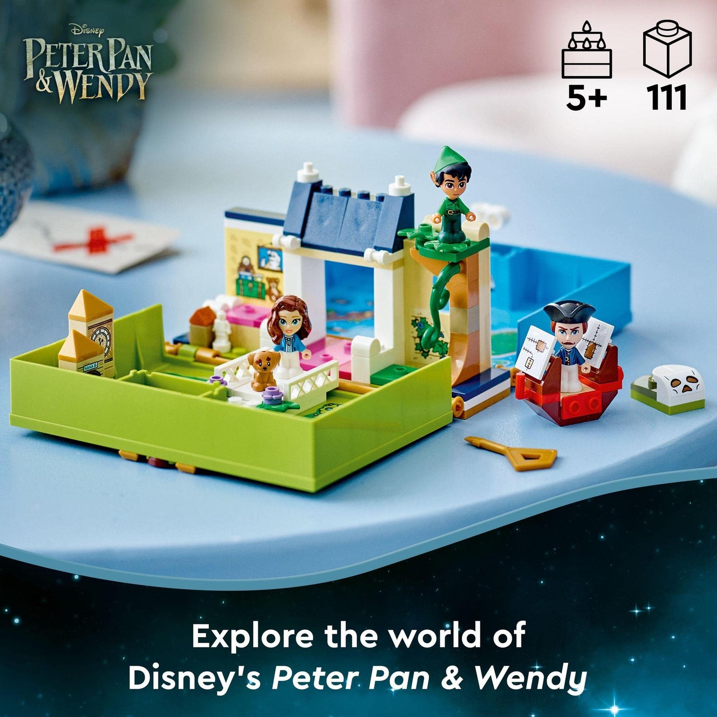 LEGO Disney Classic Peter Pan & Wendy’s Storybook Adventure 43220 Amazon