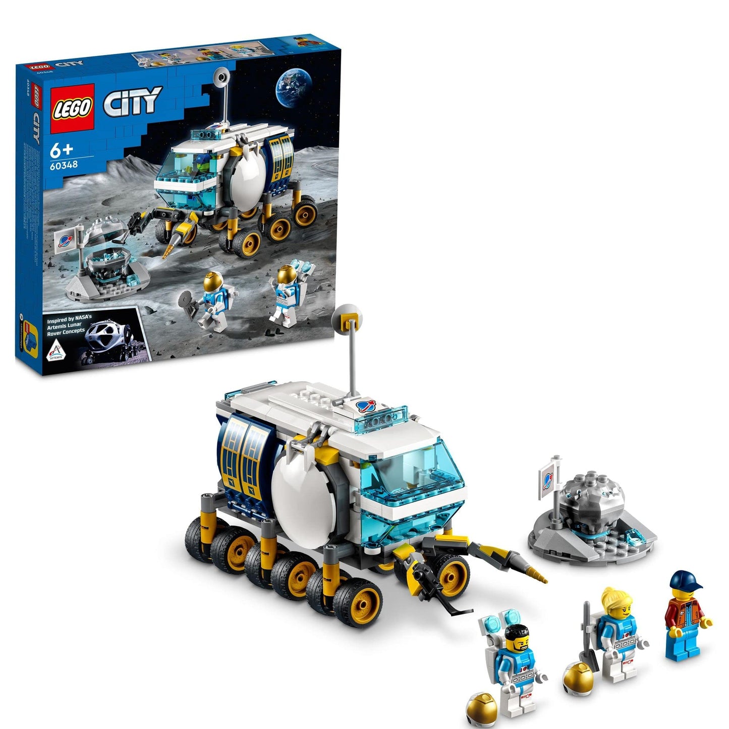 LEGO® City Lunar Roving Vehicle 60348 Building Kit Amazon