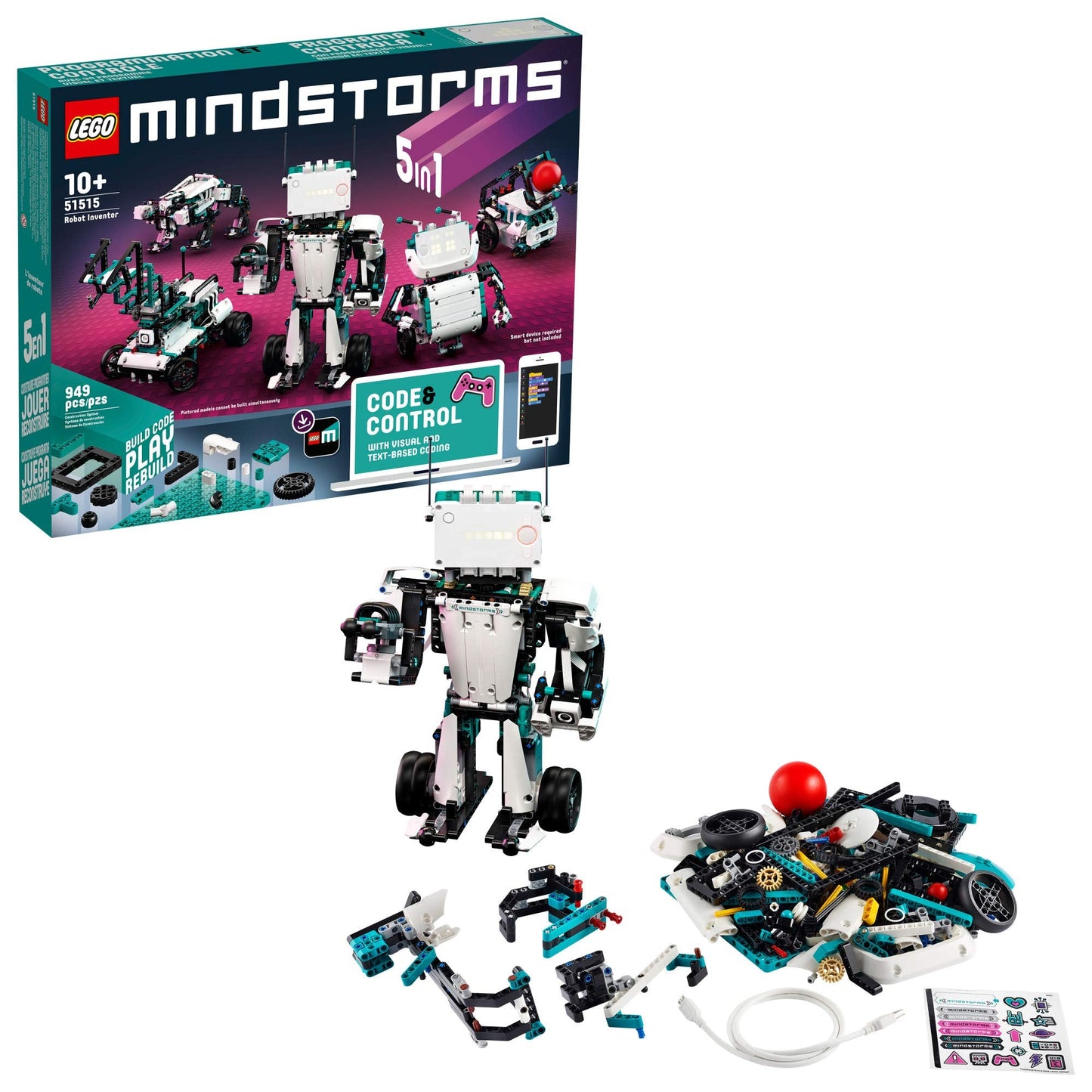 LEGO MINDSTORMS Robot Inventor Building Set 51515 Amazon
