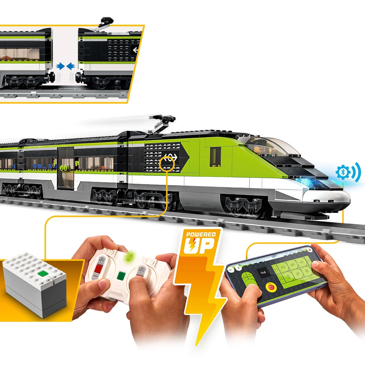 LEGO City Express Passenger Train 60337 Brick Island