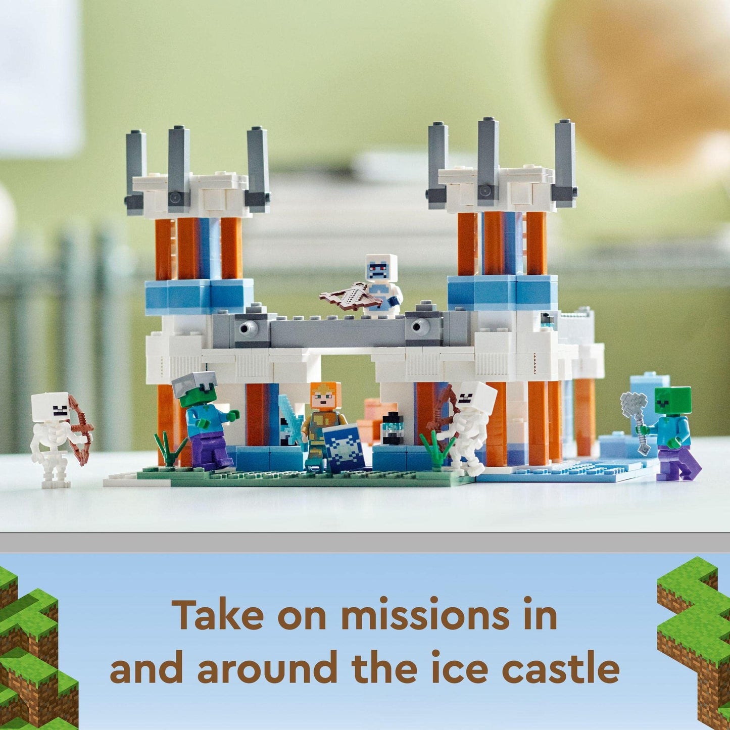 LEGO Minecraft The Ice Castle Building Ki 21186 Amazon