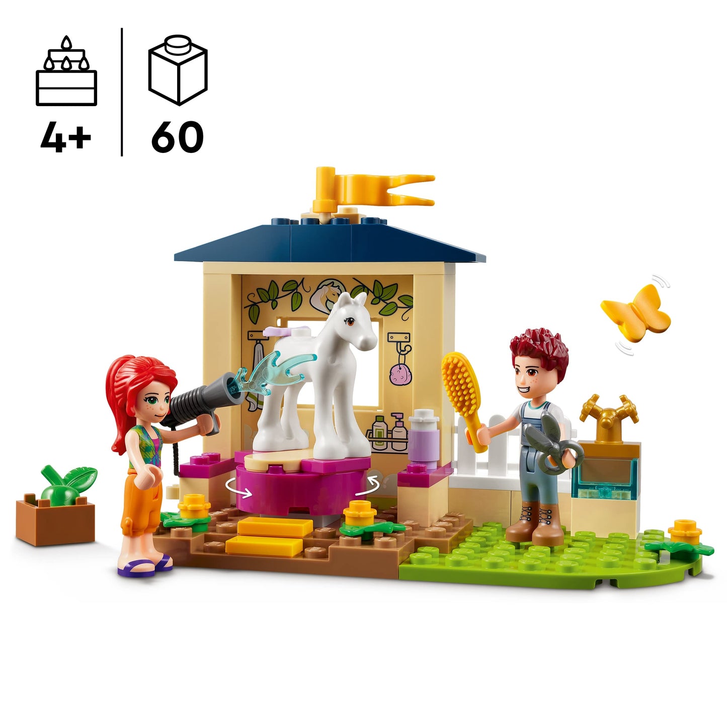 LEGO Friends Pony-Washing Stable Horse Toy