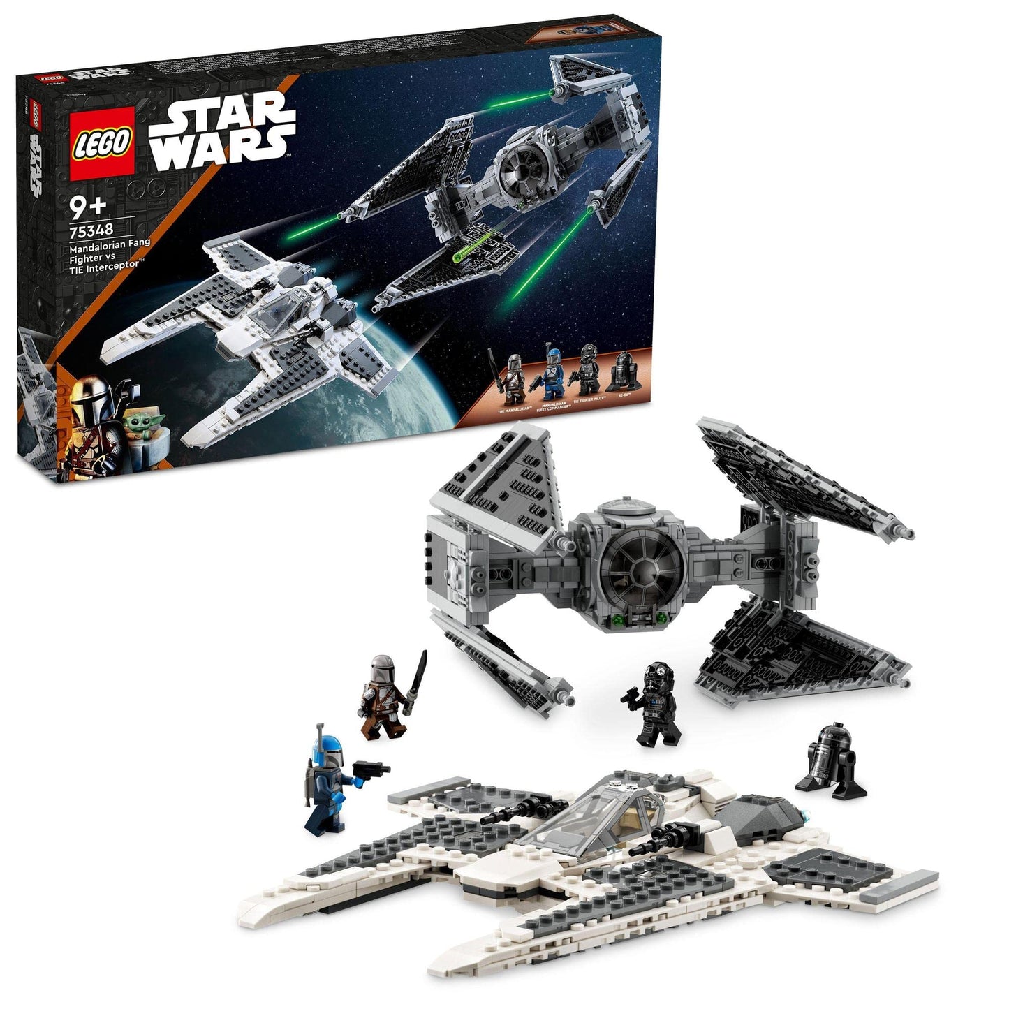 LEGO® Star Wars™ Mandalorian Fang Fighter vs. TIE Interceptor™ 75348 Amazon