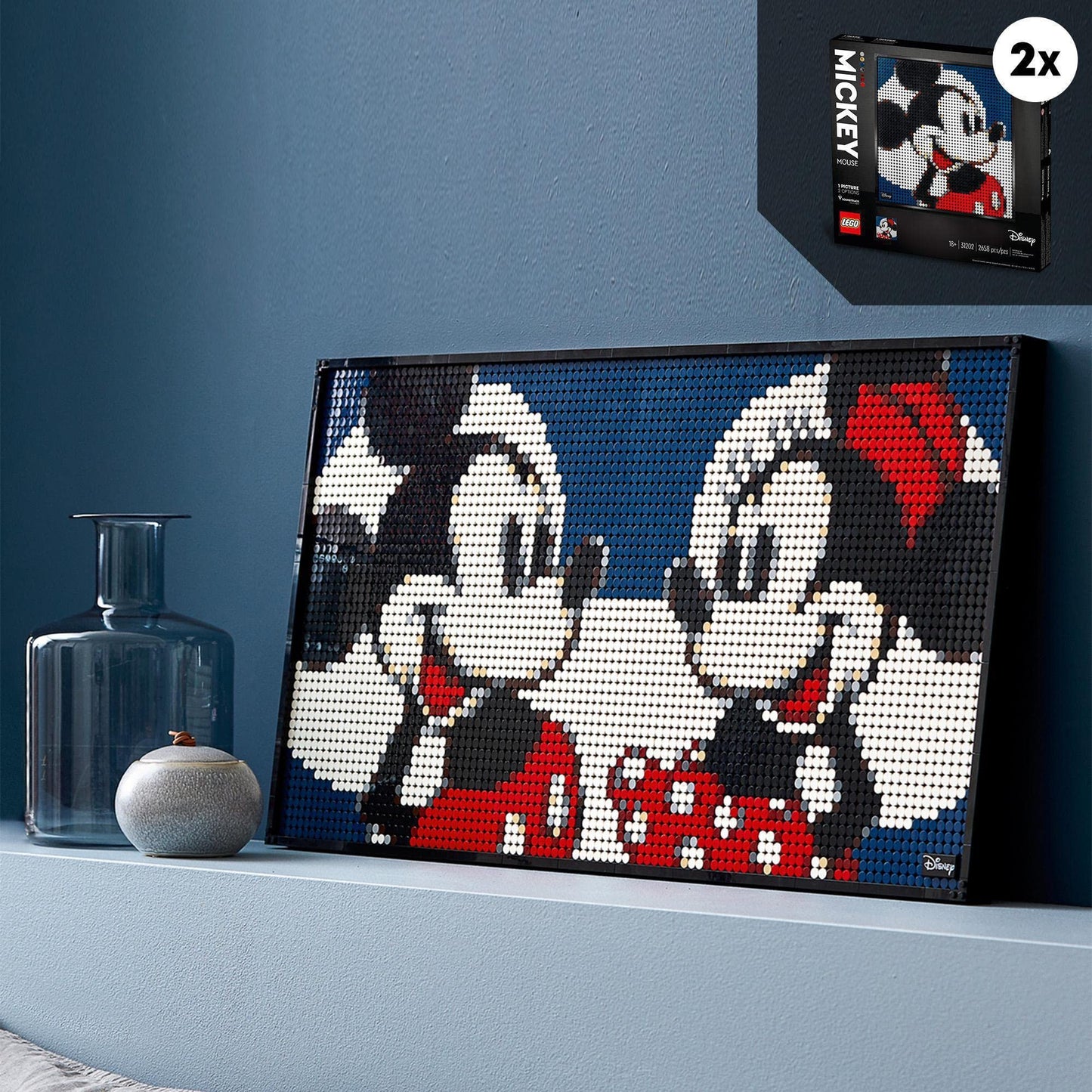 LEGO Art ǀ Disney’s Mickey Mouse 31202 Building Kit Amazon