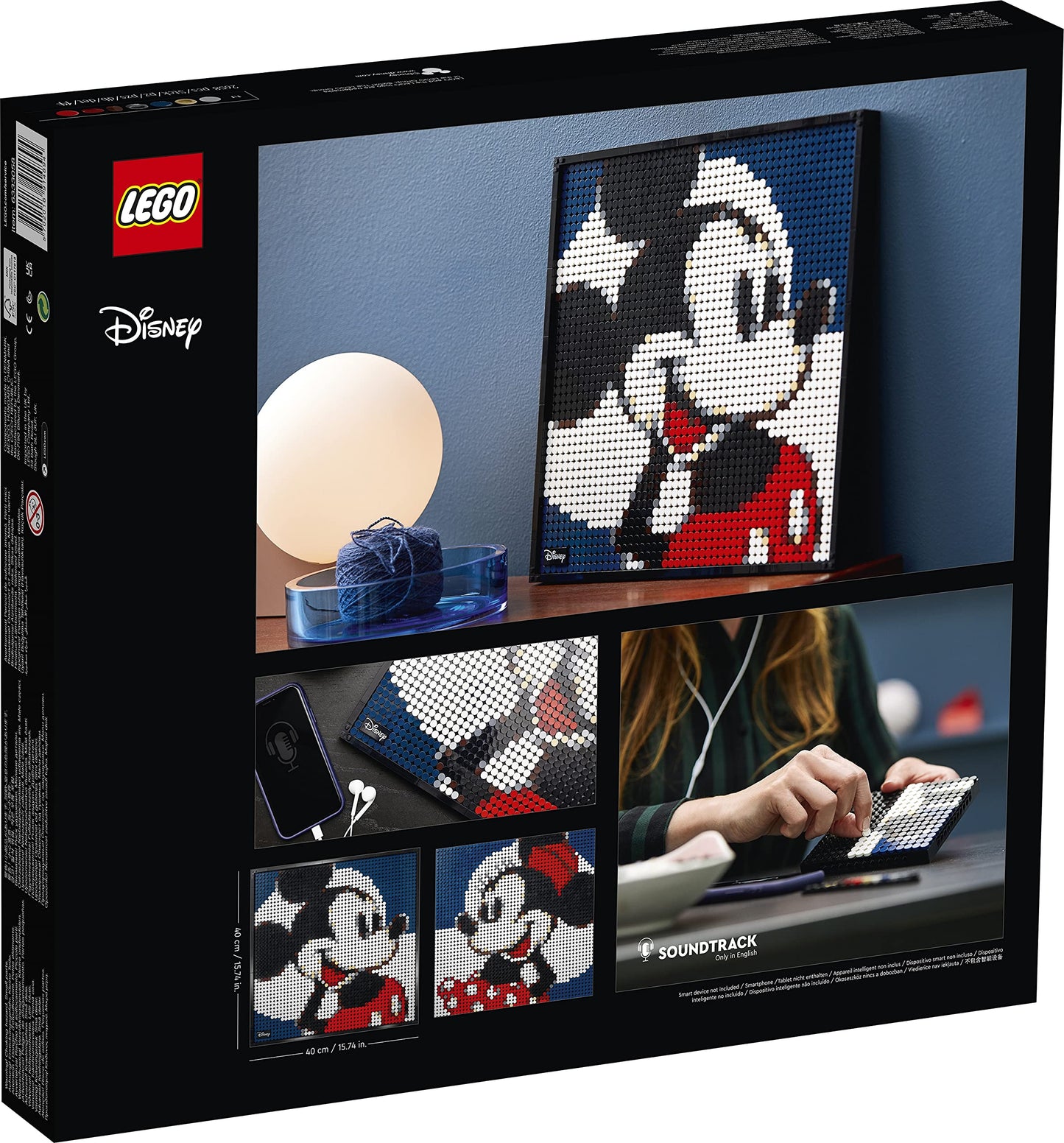 LEGO Art ǀ Disney’s Mickey Mouse 31202 Building Kit Amazon