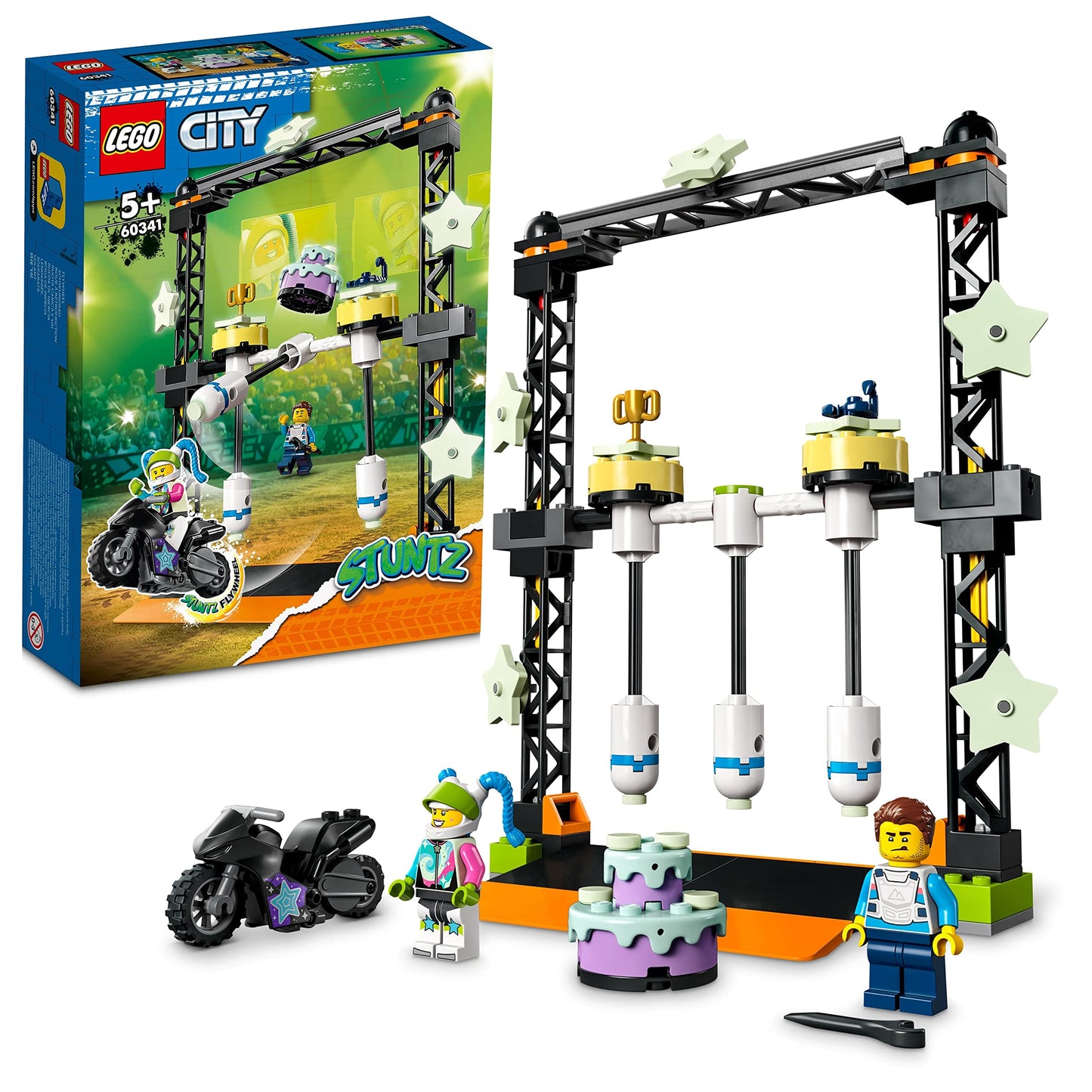 LEGO City Stuntz The Knockdown Stunt Challenge Playset Amazon