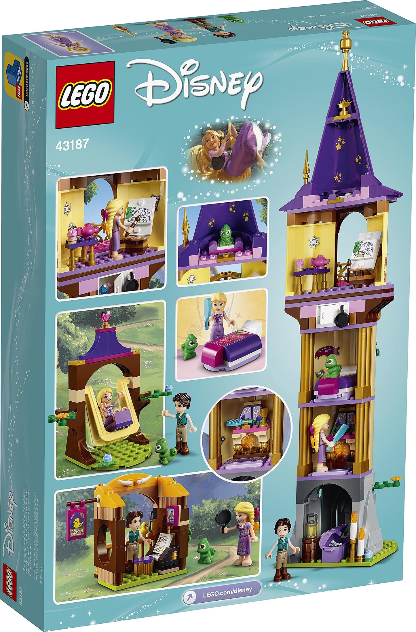 LEGO 43187 Disney Princess Rapunzel’s Tower Castle Playset