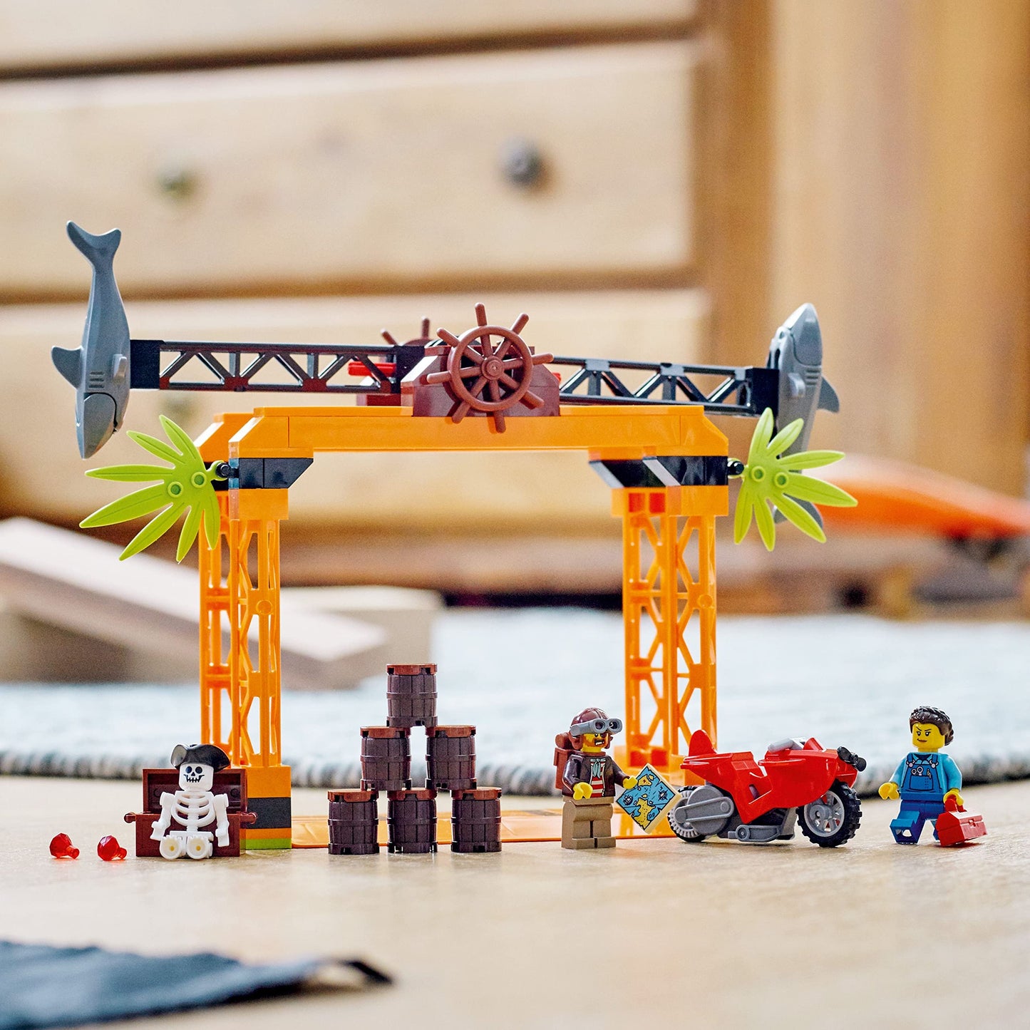 LEGO City Stuntz The Shark Attack Stunt Challenge Adventure Series Toy Amazon