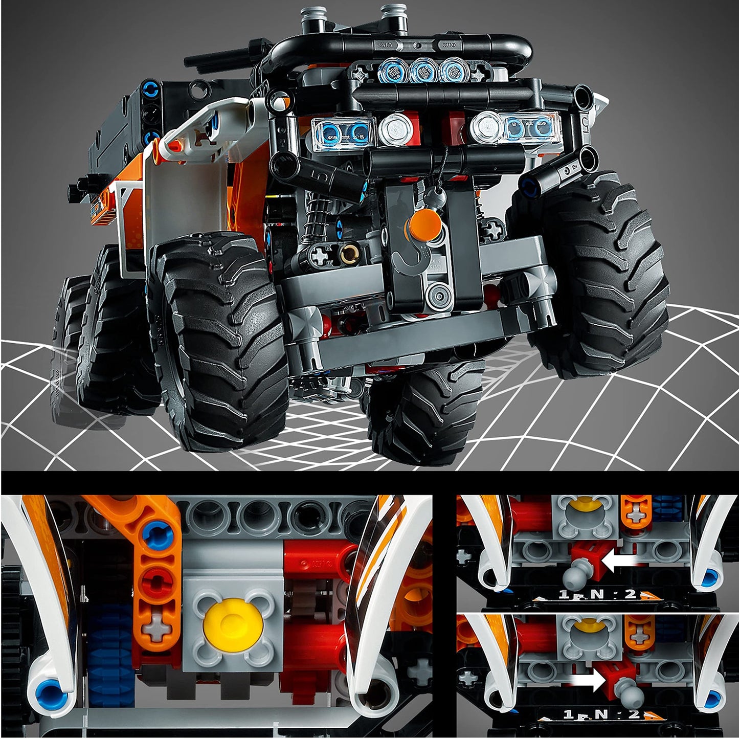 LEGO Technic All-Terrain Vehicle, 6-Wheeled Off Roader 42139 Brick Island