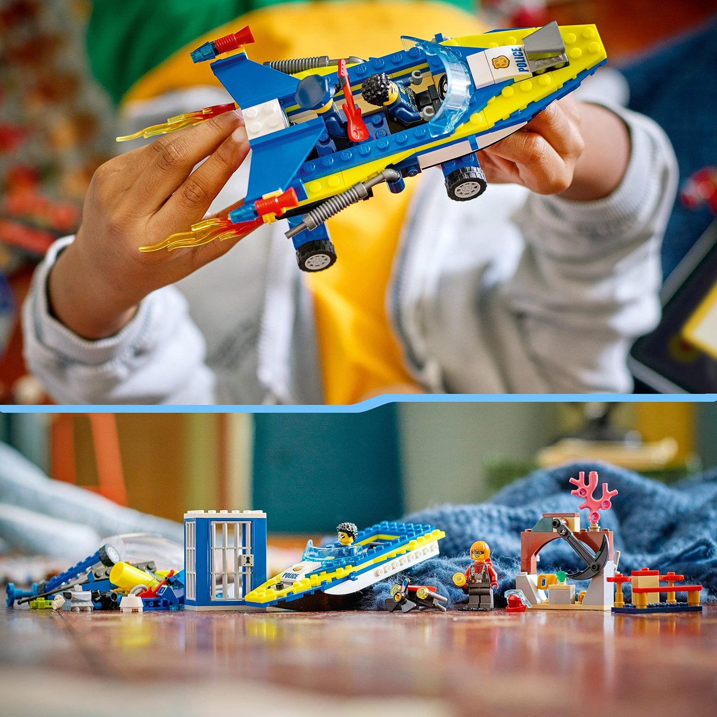 LEGO City Water Police Detective Missions, Interactive Digital Adventure Building 60355 Amazon