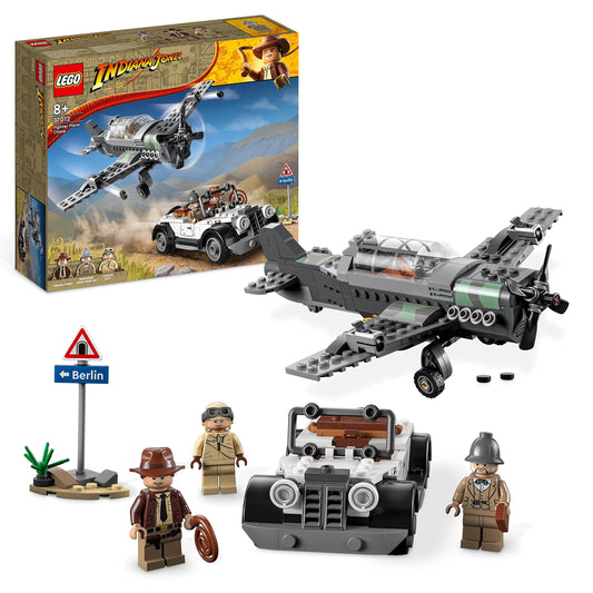 LEGO Indiana Jones Fighter Plane Chase 77012 Building Toy Set Amazon