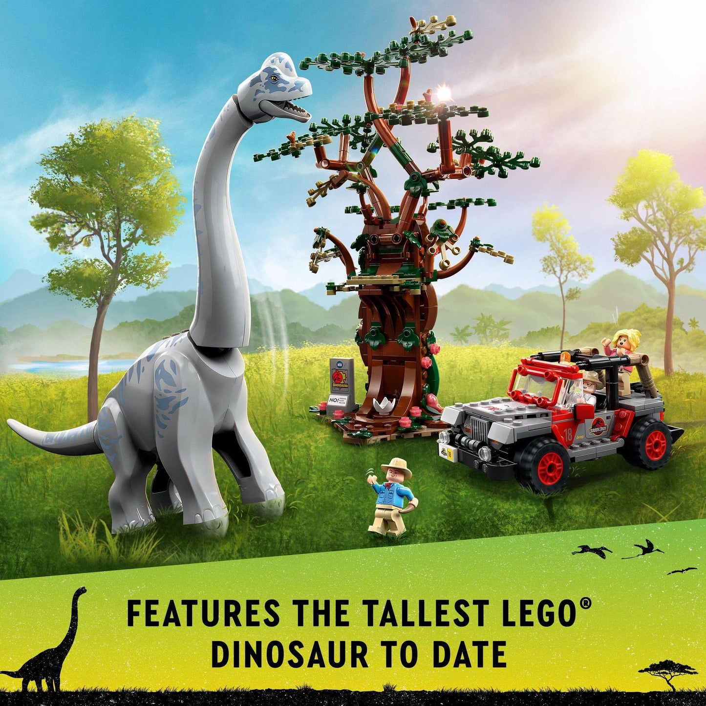 LEGO Jurassic Park Brachiosaurus Discovery 76960 Building Toy Amazon