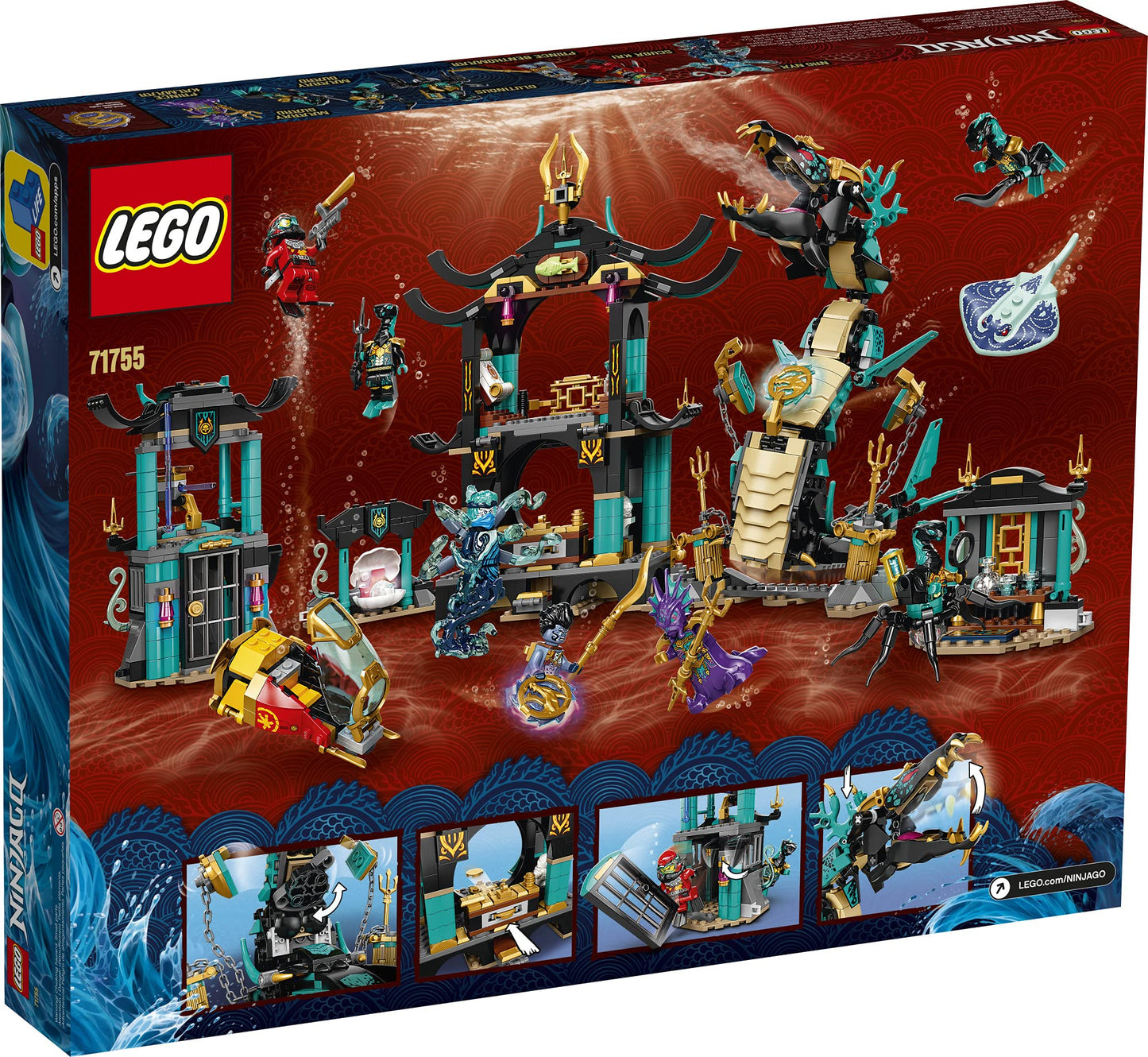 LEGO NINJAGO Temple of The Endless Sea 71755 Building Kit Amazon