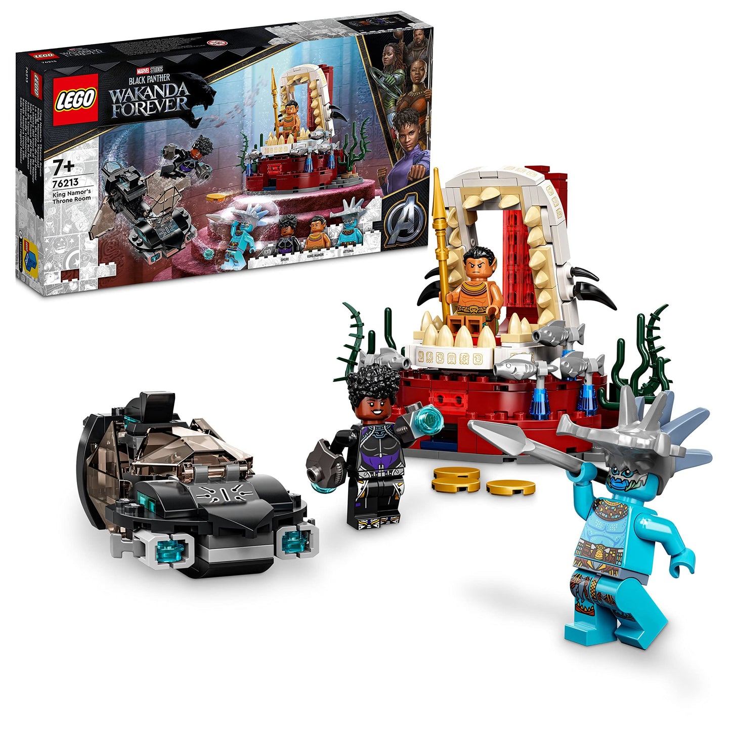 LEGO Super Heroes Marvel King Namor's Throne Room 76213 Brick Island