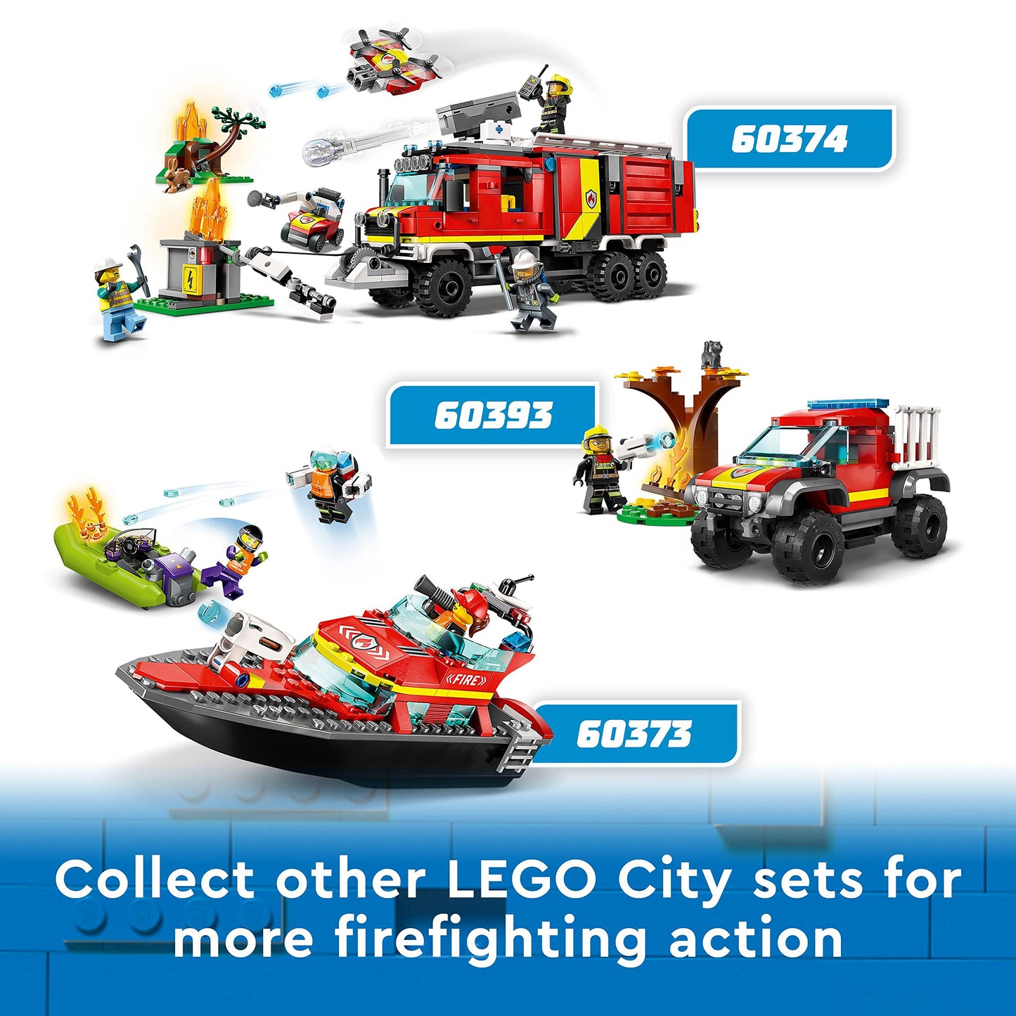 LEGO® City Fire Command Unit 60374 Building Toy Set Amazon