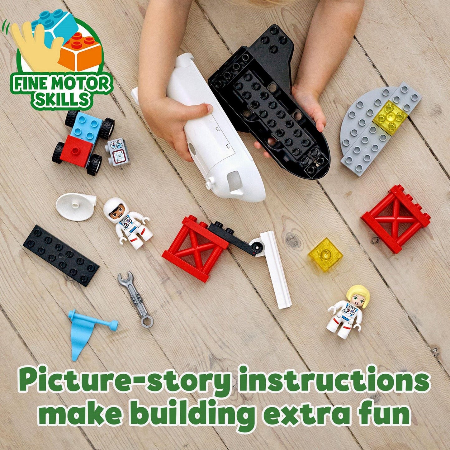 LEGO DUPLO Town Space Shuttle Mission 10944 Rocket Toy Amazon