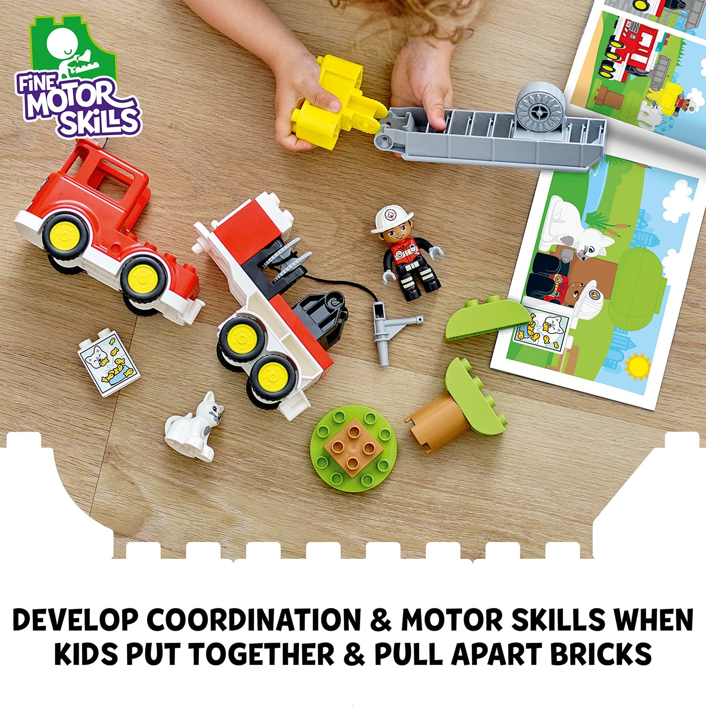 LEGO DUPLO Rescue Fire Engine 10969 Building Toy Amazon