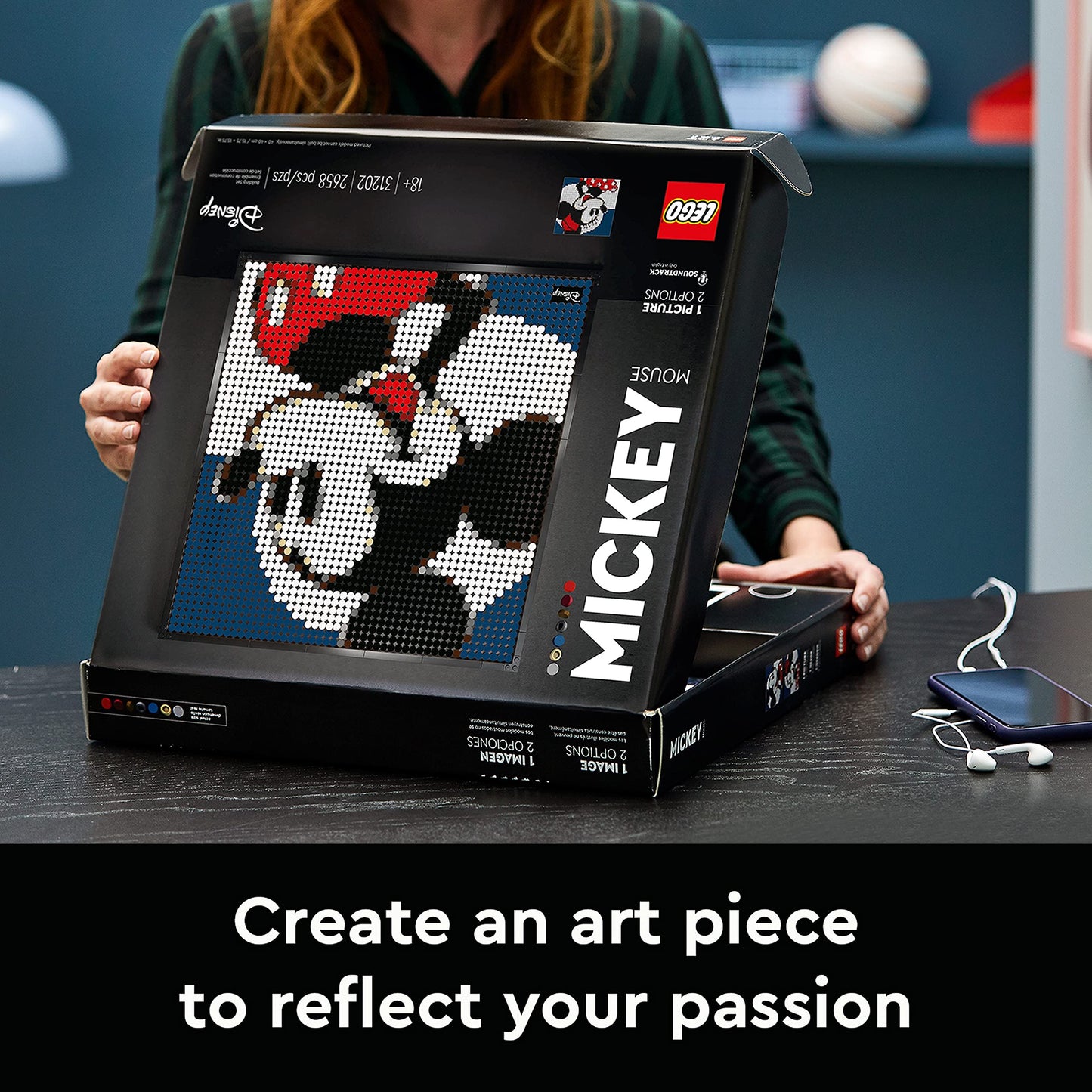 LEGO Art ǀ Disney’s Mickey Mouse 31202 Building Kit Amazon