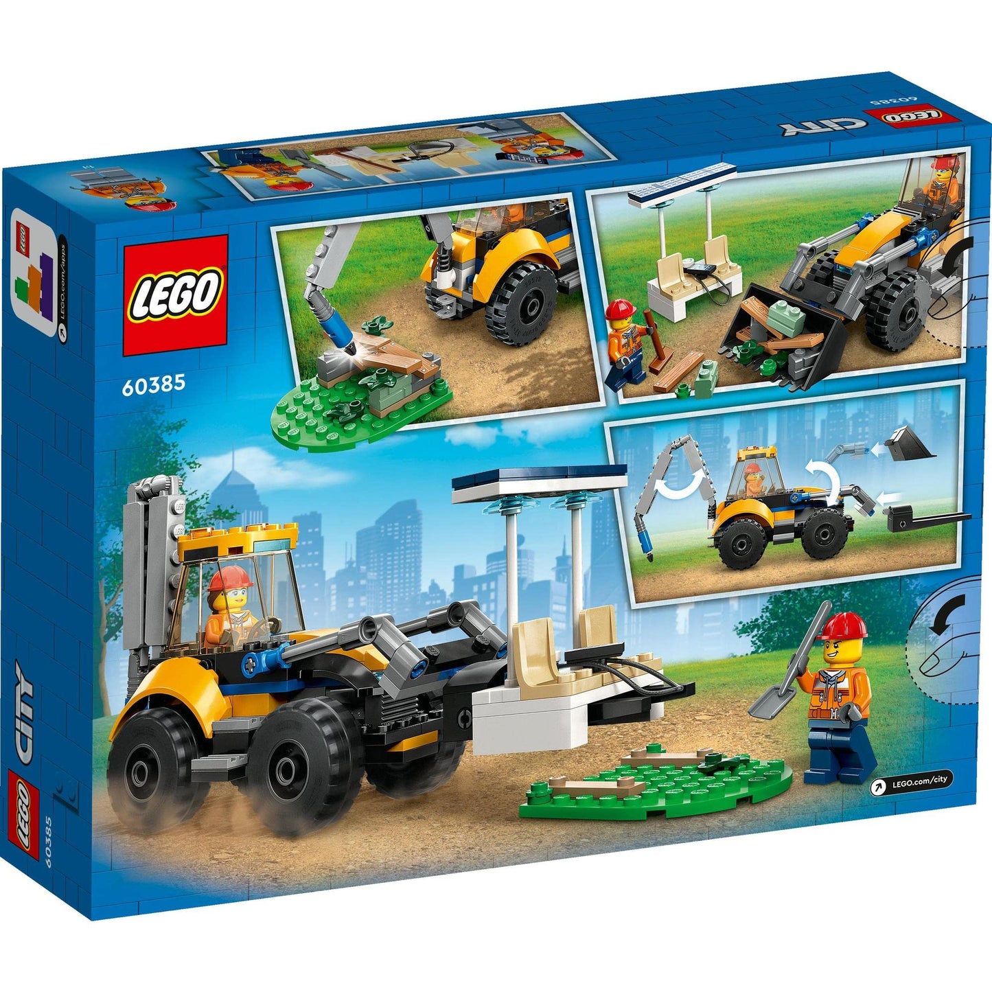 LEGO City Construction Digger 60385 Building Set Amazon